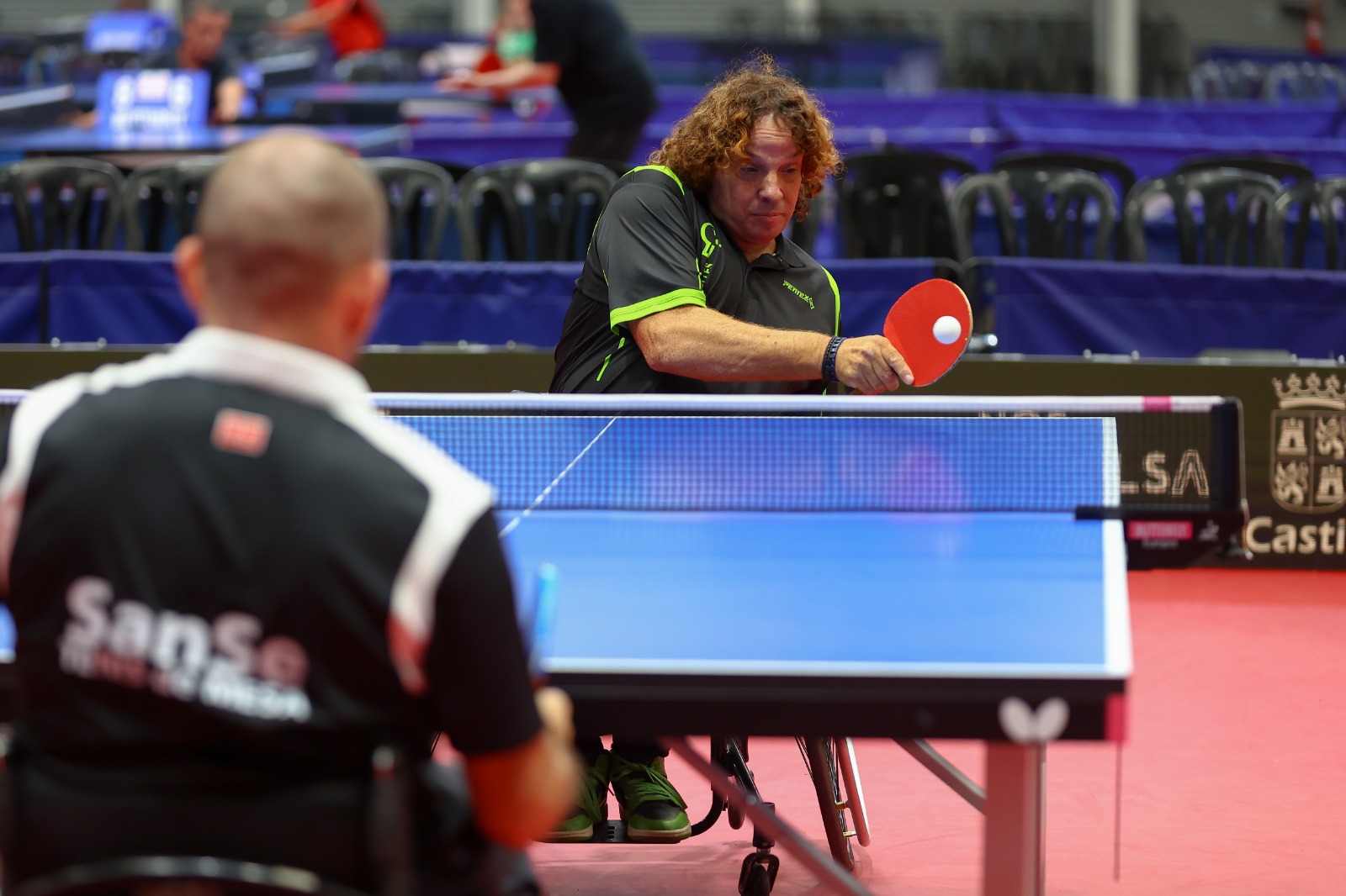 Carles Millera, subcampió d'Espanya de tennis taula en cadira de rodes