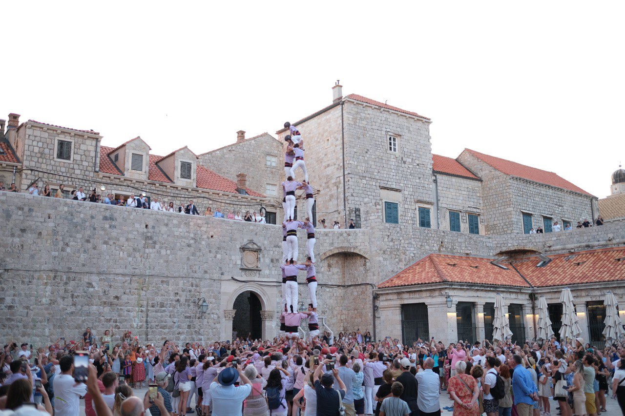 Els Minyons de Terrassa actuen a Dubrovnik
