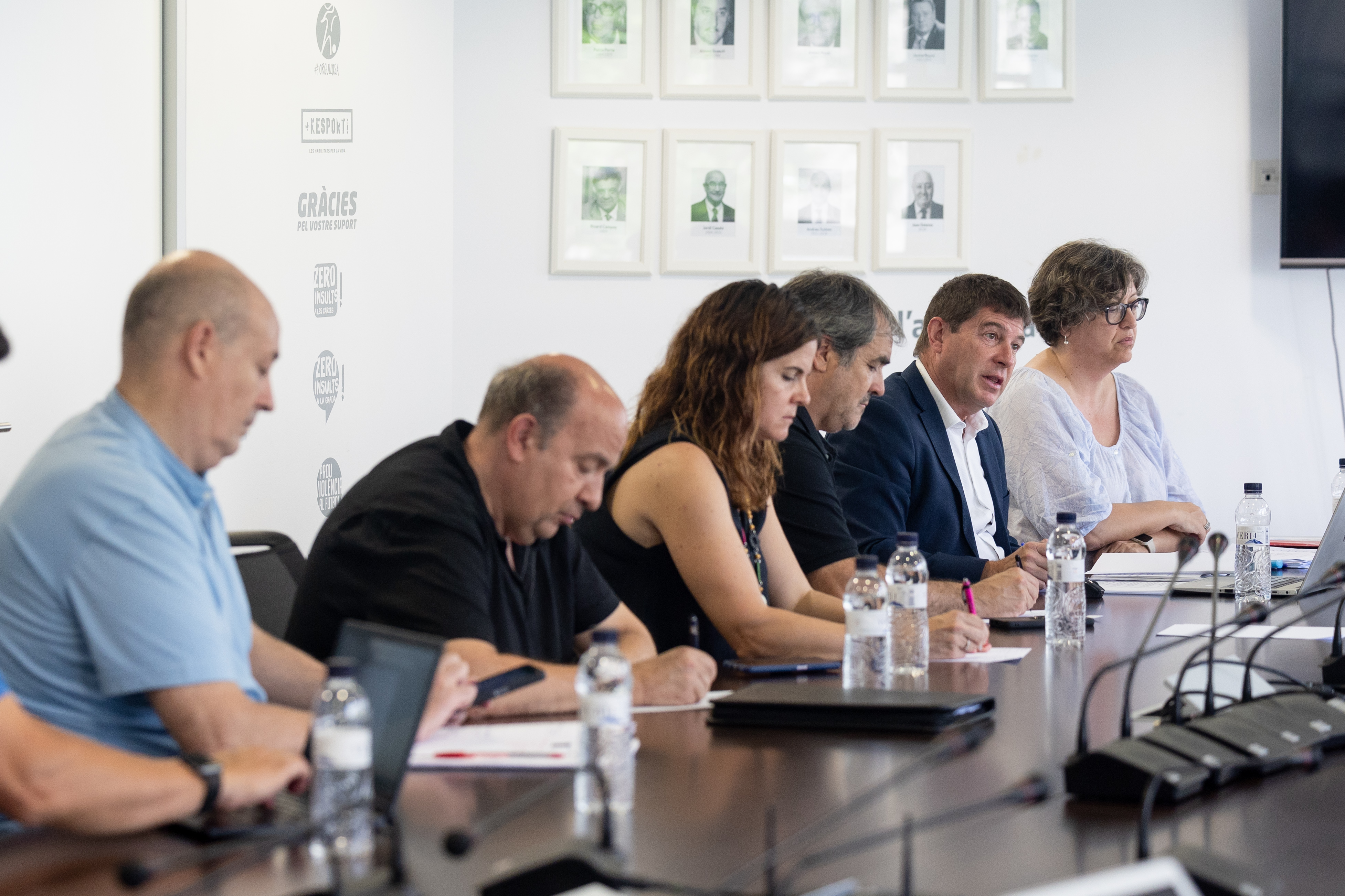 Reunió dels clubs catalans de Segona Federació de futbol