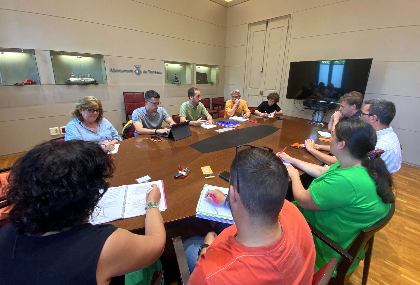 Reunió municipal amb TerrassaCentre