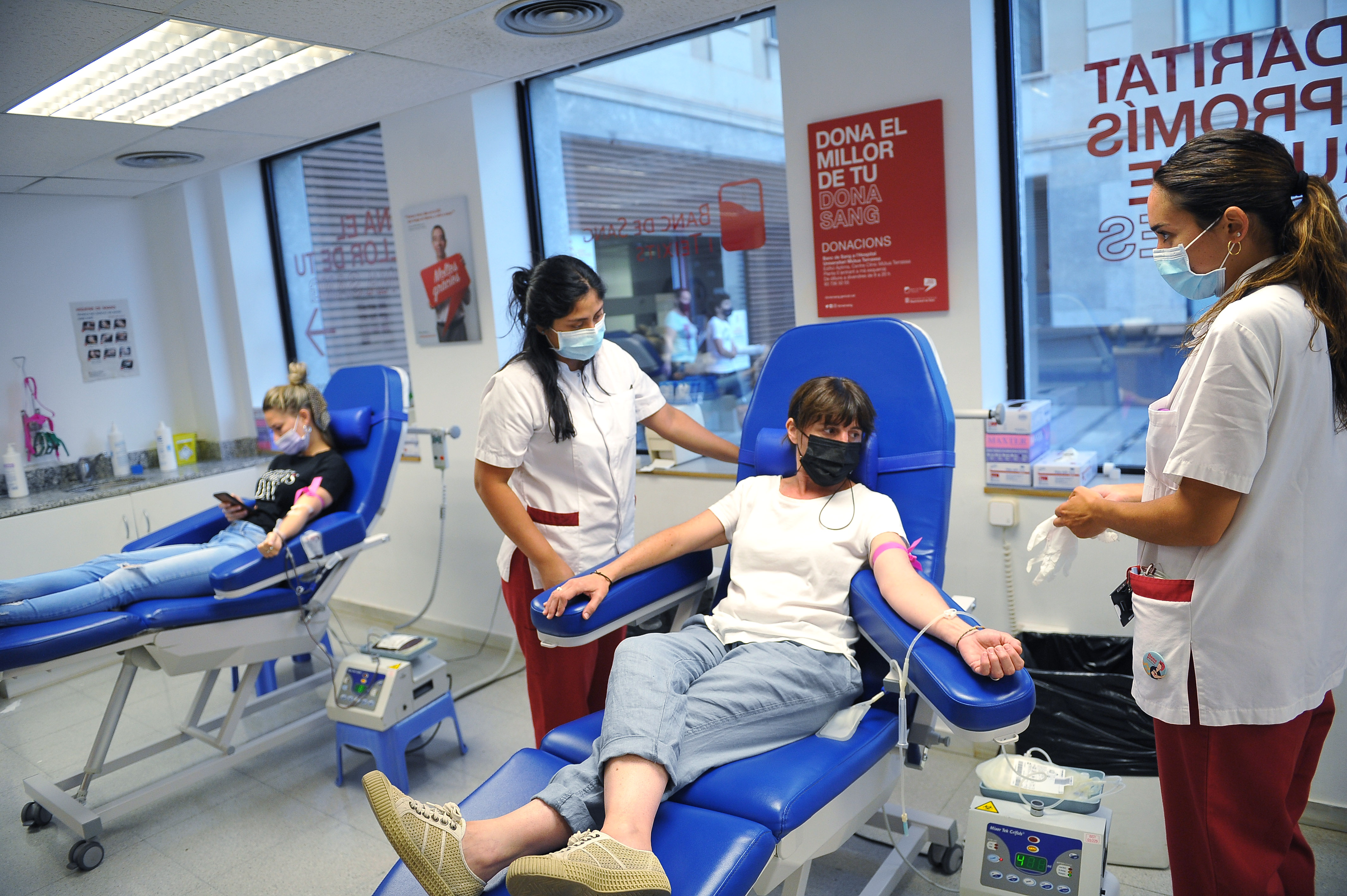 A l'estiu també podem donar sang a Terrassa