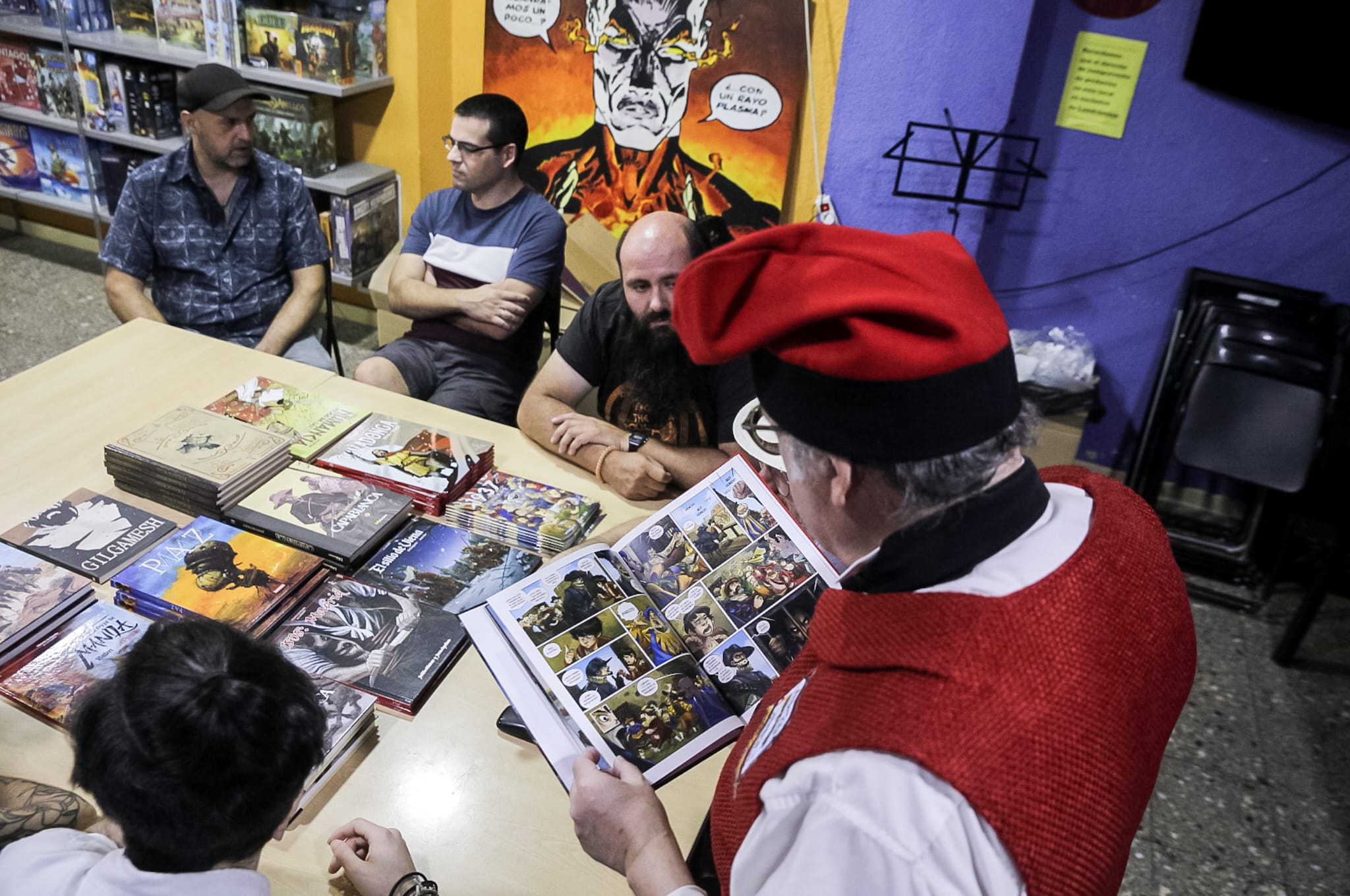 Matí de còmic històric a Terrassa