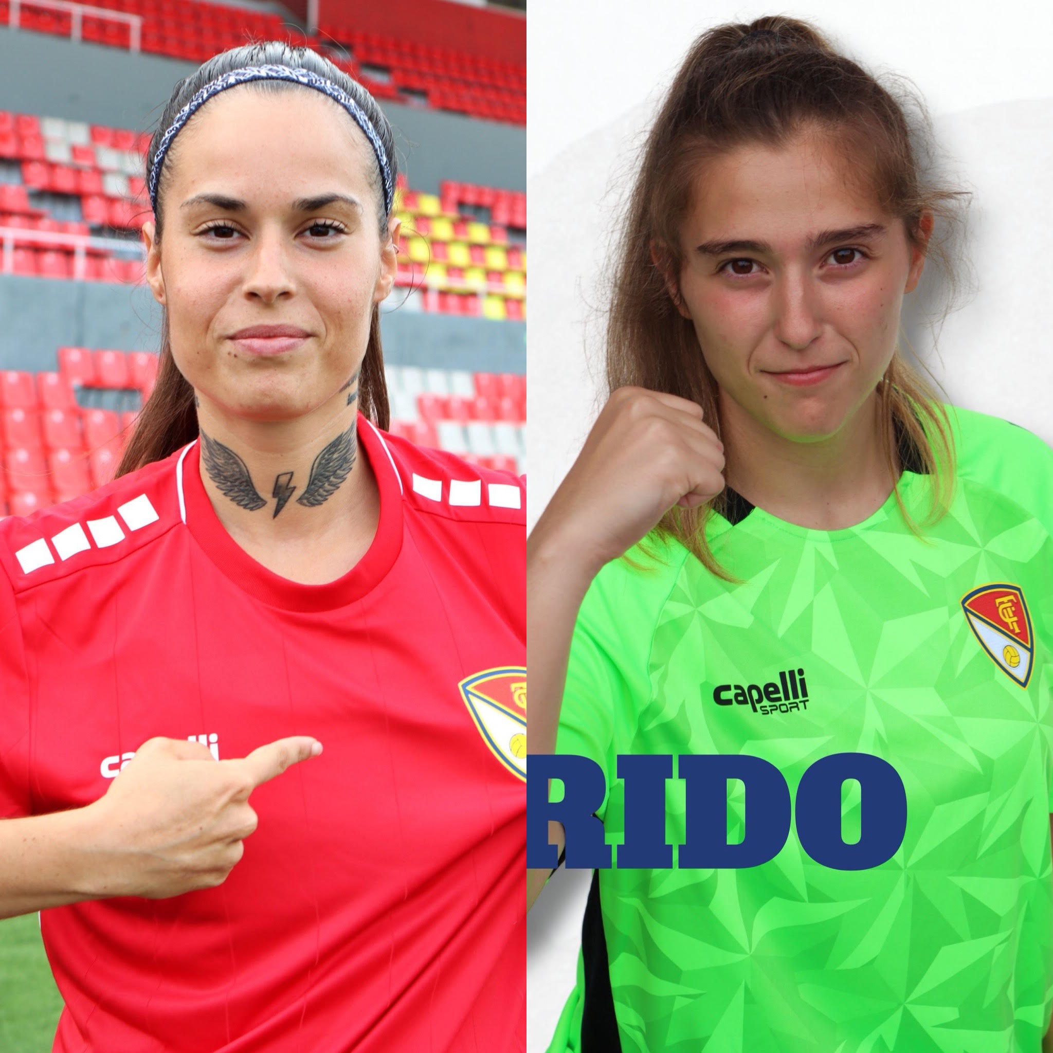 Yael i Garrido, nous fitxatges del Terrassa FC femení