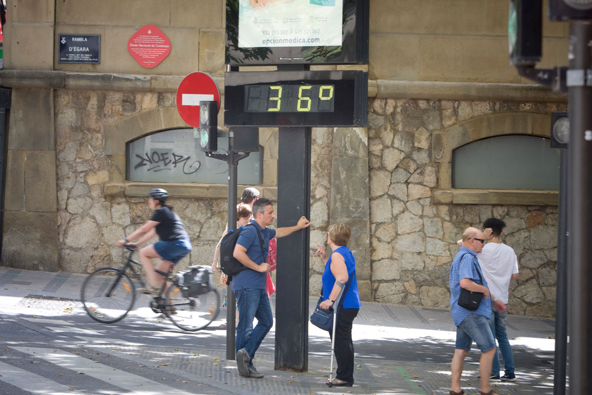 Risc de calor intensa i d'incendi aquest dimarts a Terrassa