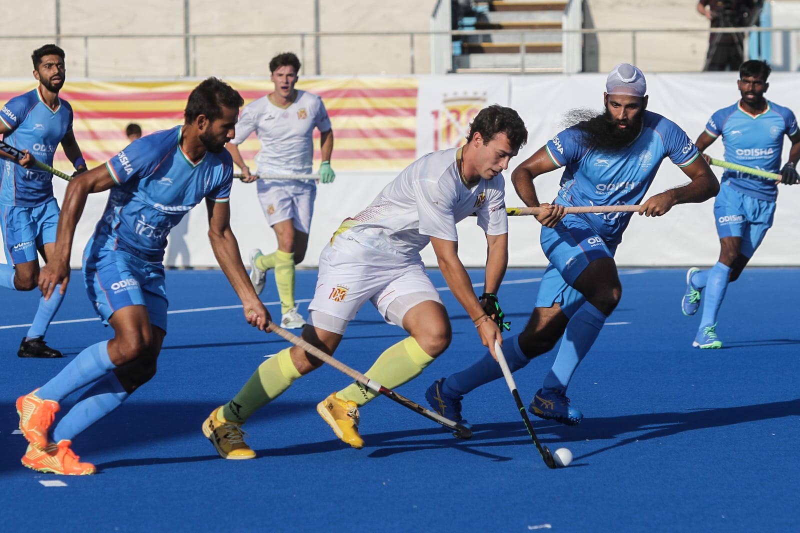Empat davant de l'Índia d'una selecció catalana masculina molt insistent