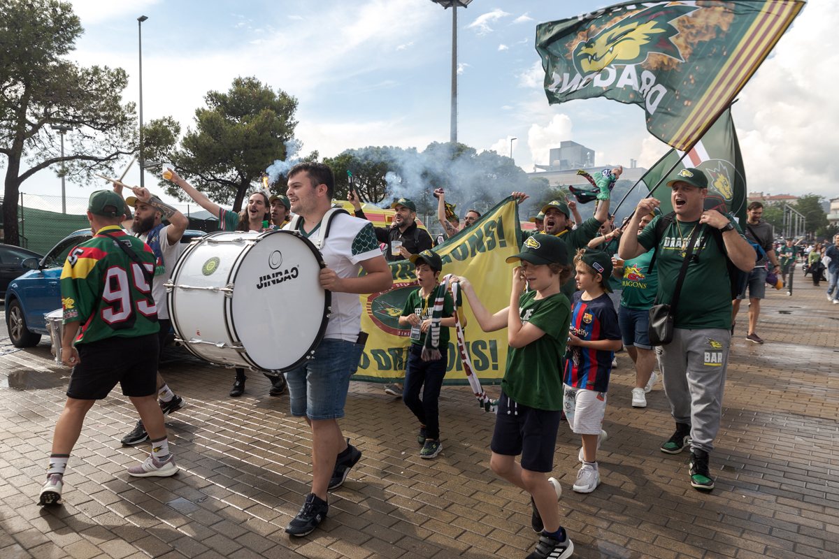Els Dragons preparen una gran festa per al partit contra els París Musketeers