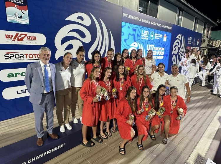 La waterpolista del CN Terrassa Daniela Quinzada, subcampiona d'Europa sub-17