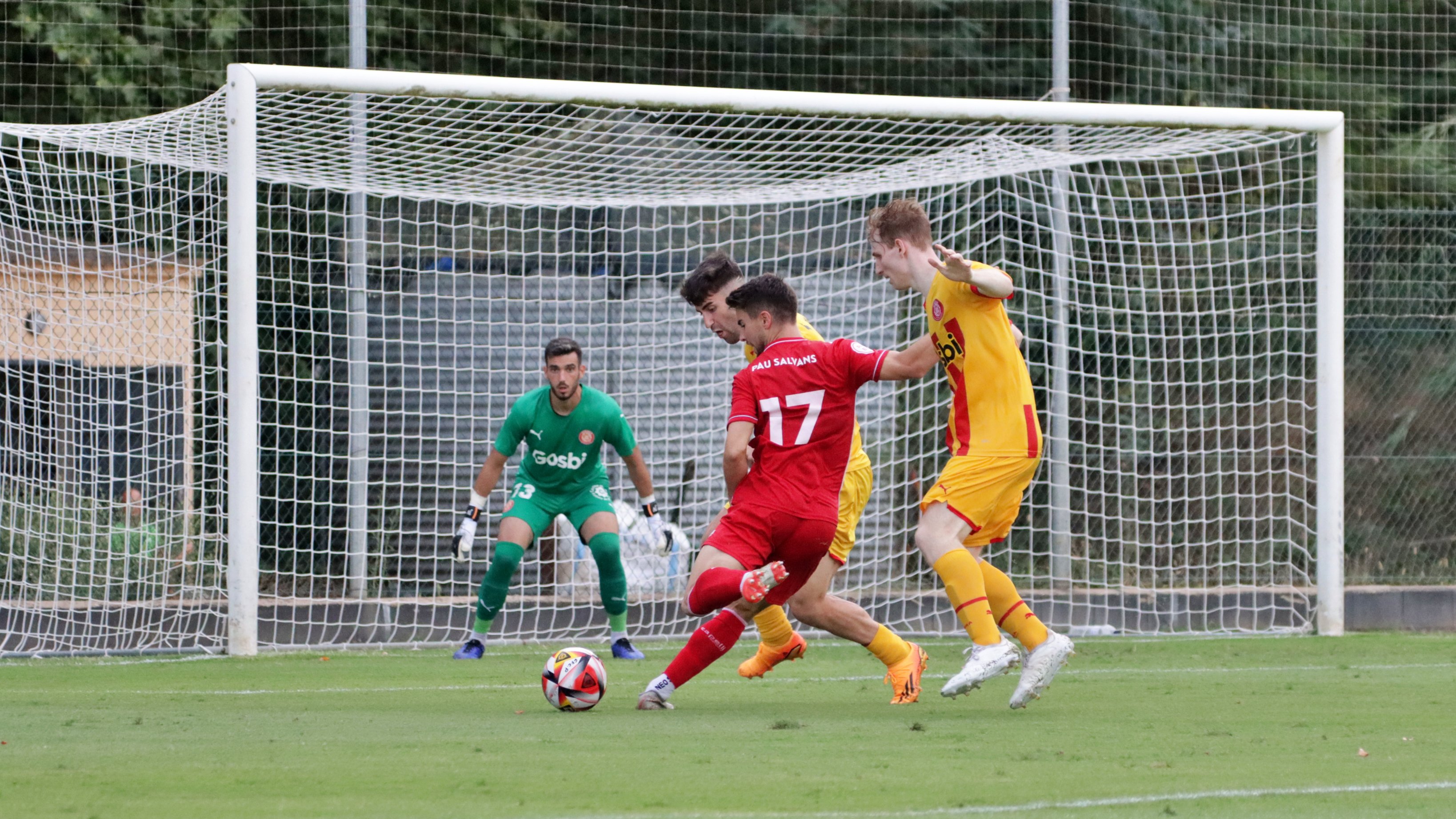 Empat del Terrassa FC al camp del Girona 