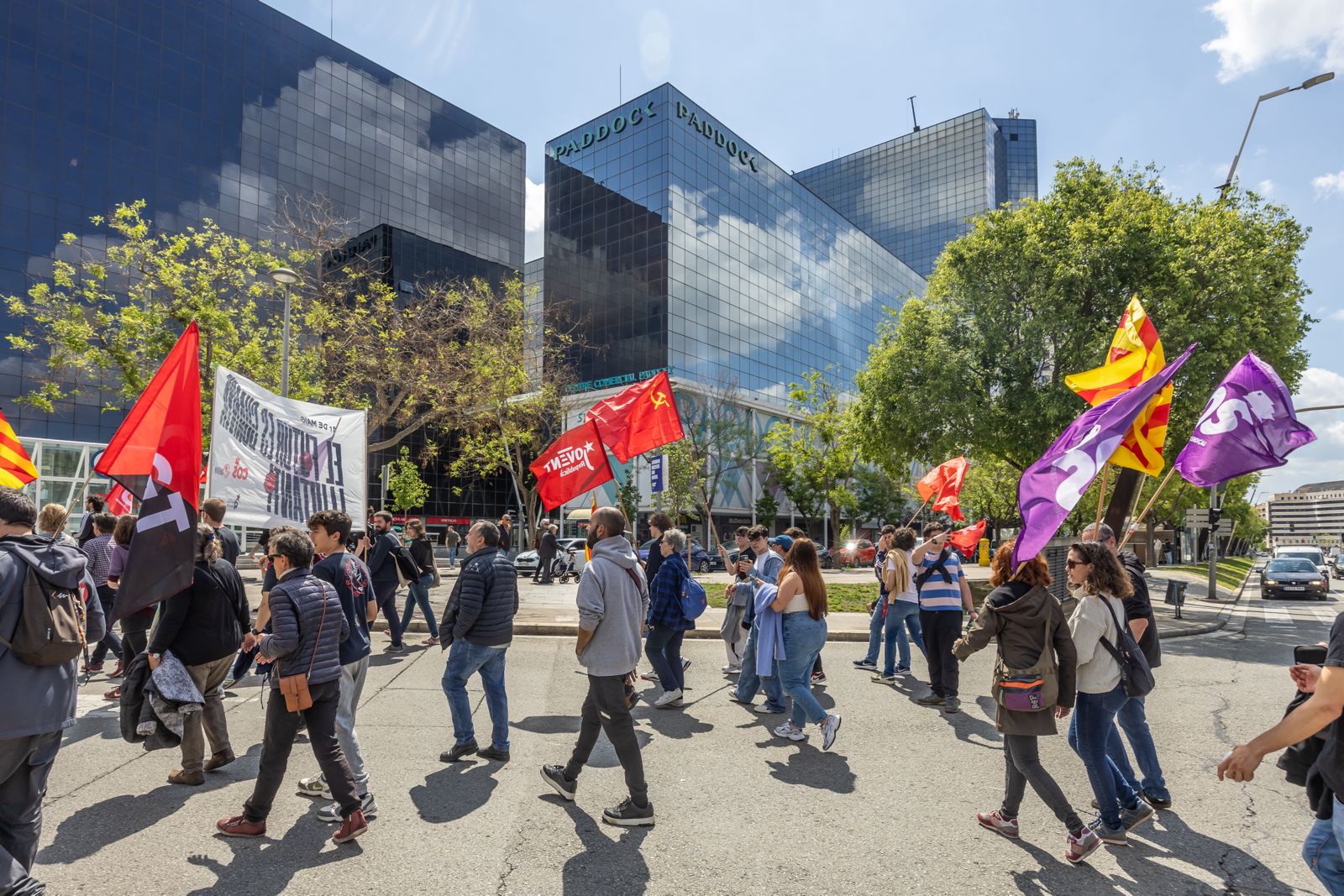 FOTOS | Centenars de manifestants l'1 de maig a Sabadell: 