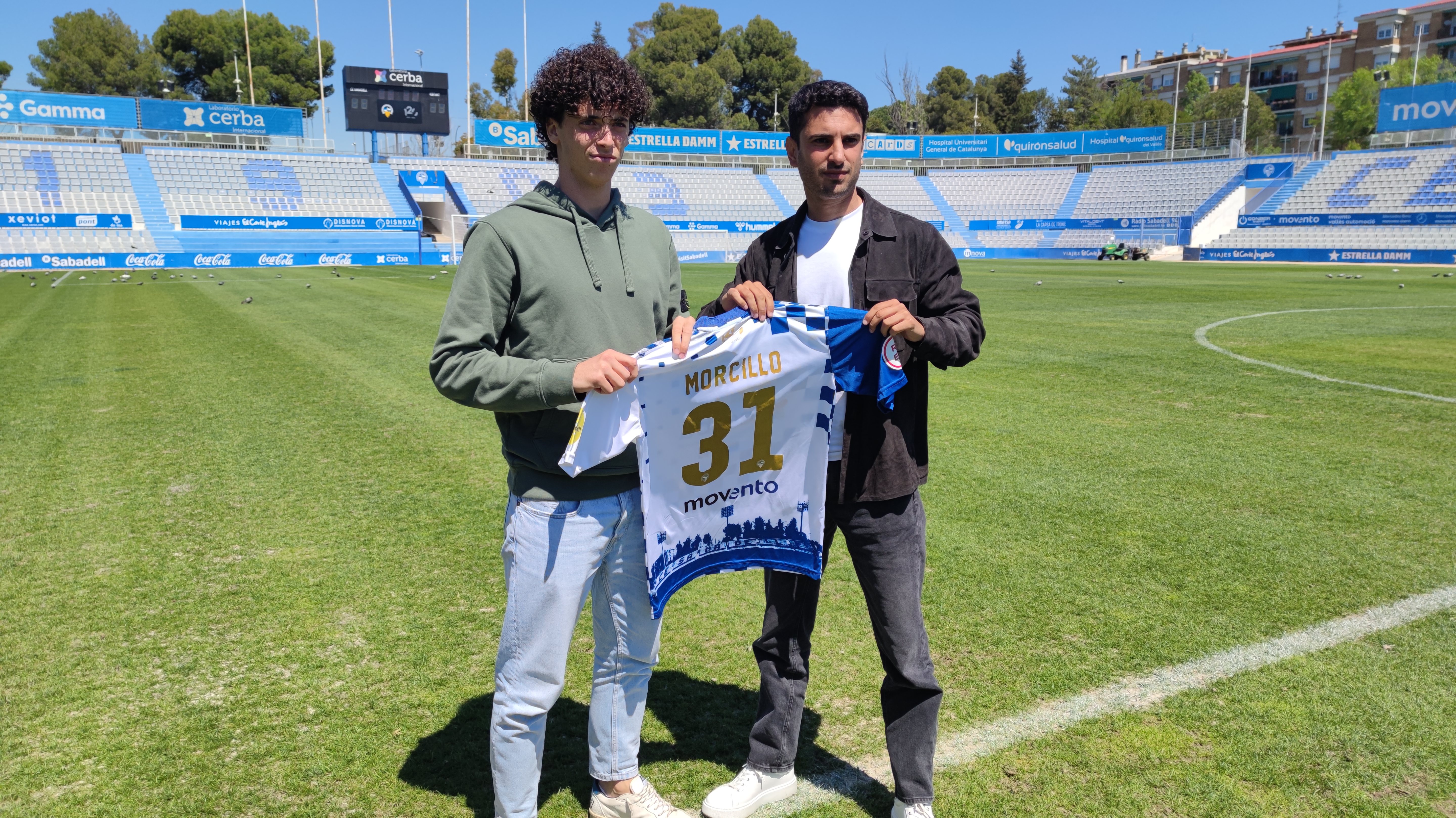 Carlos Rosende en la renovació de Javi Morcillo: 