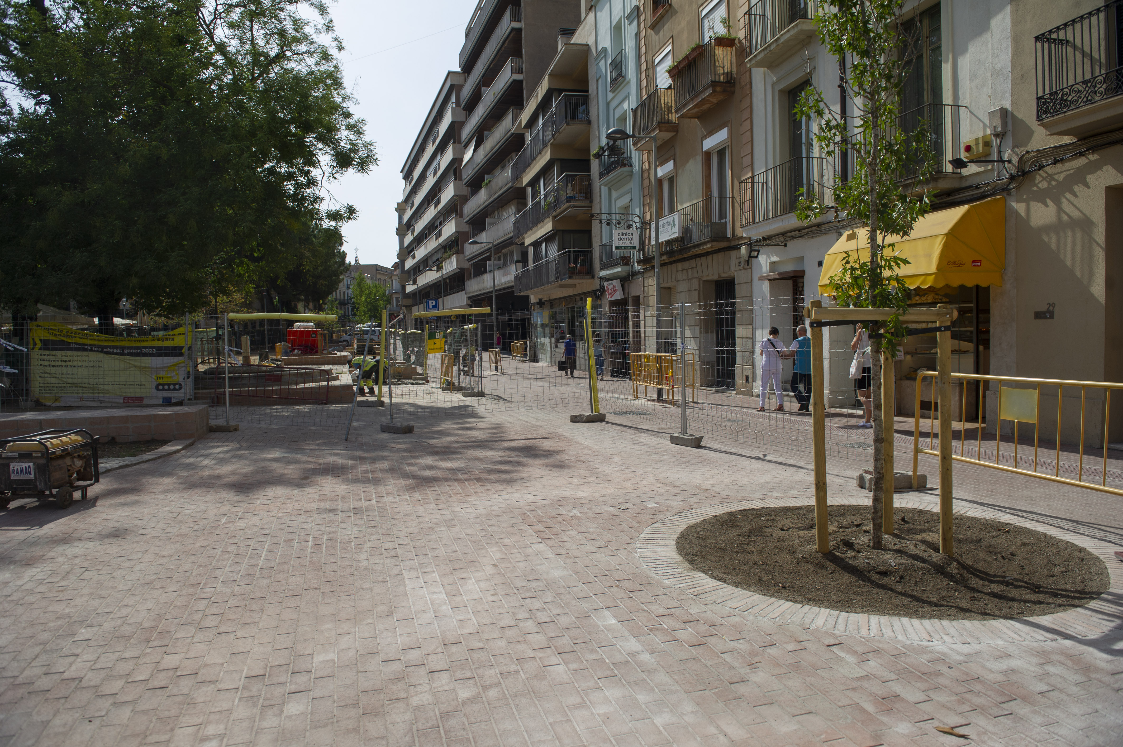 Les obres del passeig del Comte d’Ègara ja estan enllestides