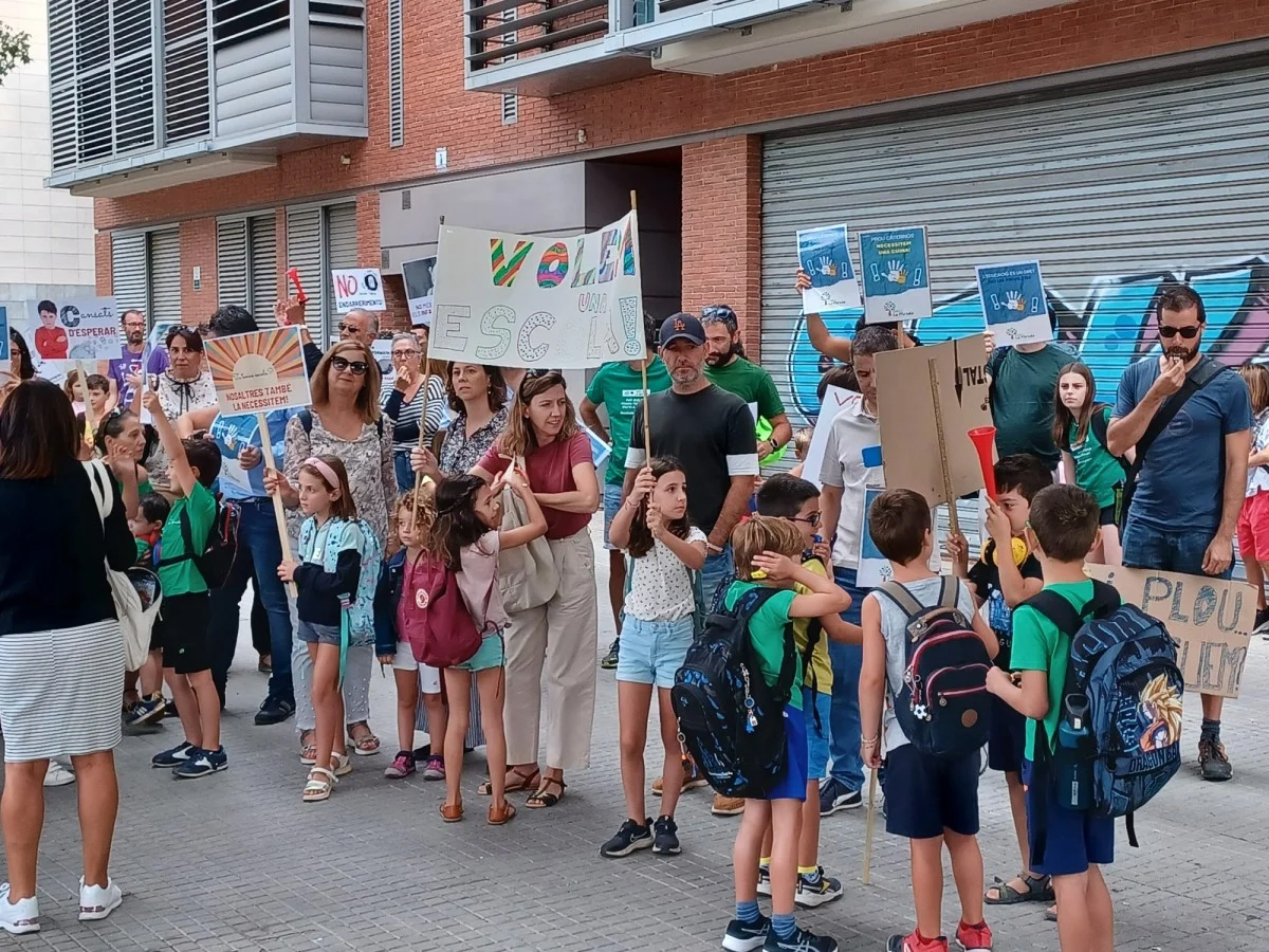 La protesta de l’escola La Mirada de Sant Cugat arranca nous compromisos