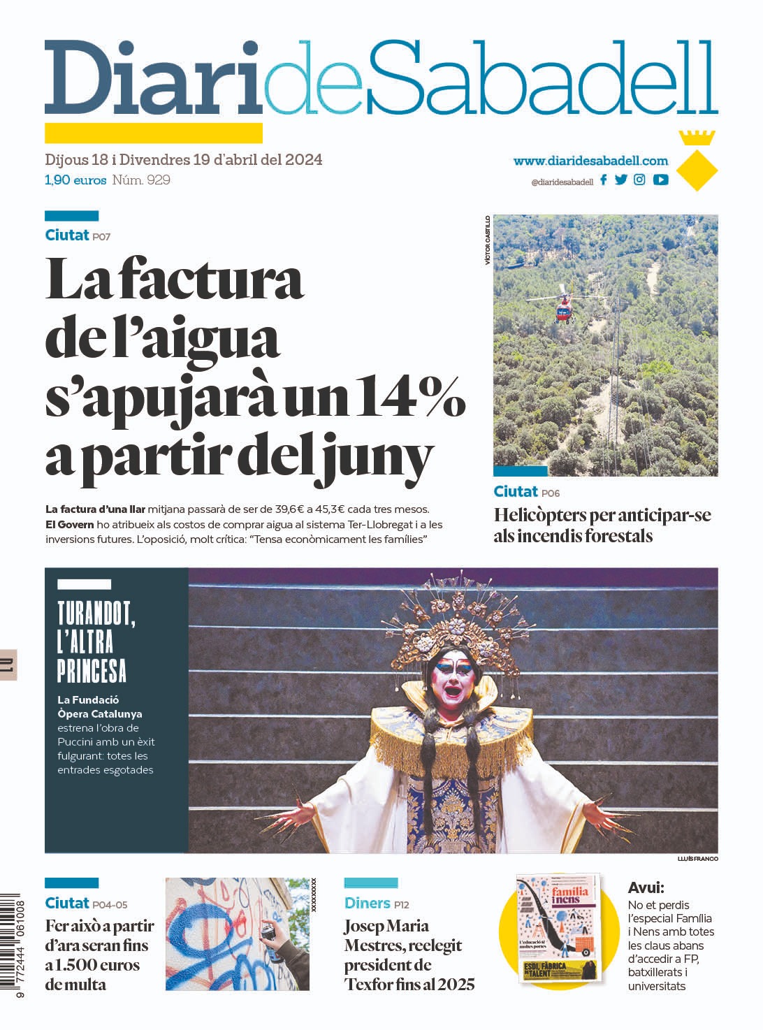 Les notícies més destacades del dia a Sabadell