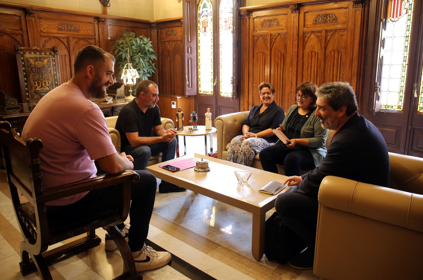 Reunió de l'alcalde de Terrassa amb Prodis