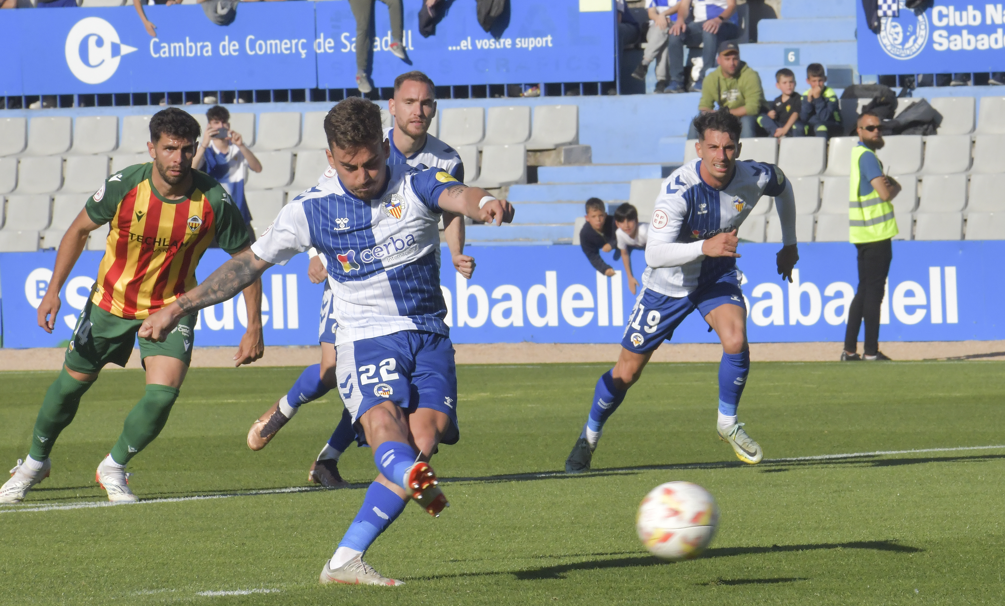 El Sabadell, sense un penal a favor gairebé des de fa un any