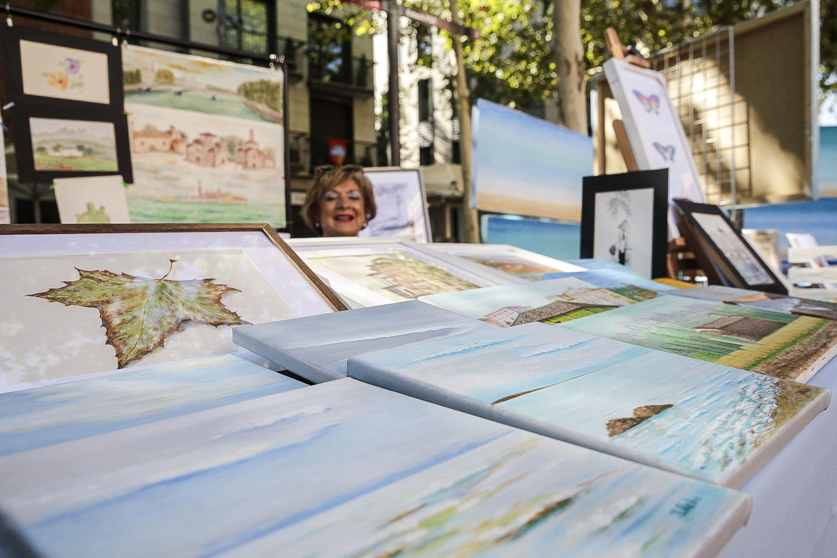 FOTOGALERIA | Fira del dibuix de Terrassa