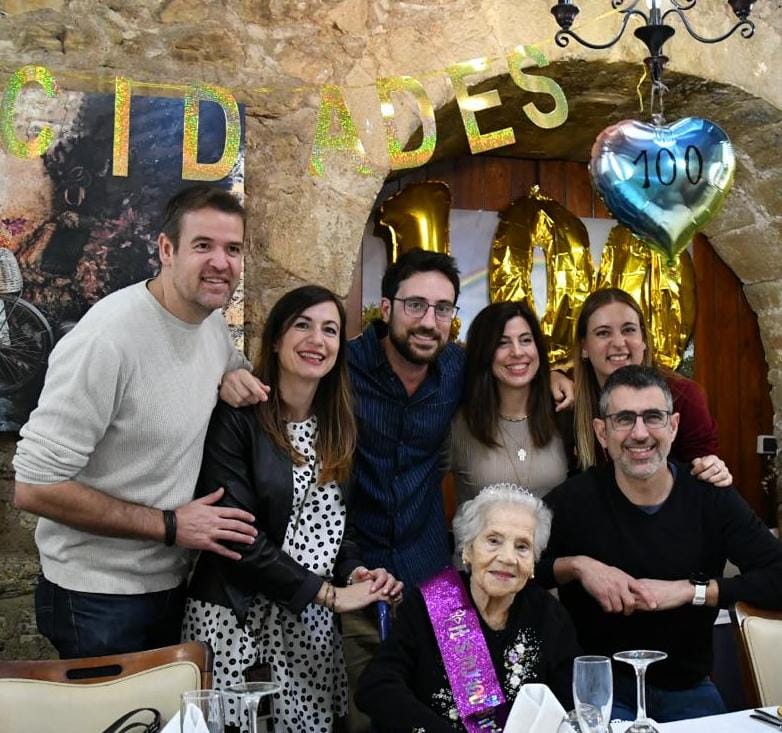 La iaia Cati ja és centenària: 