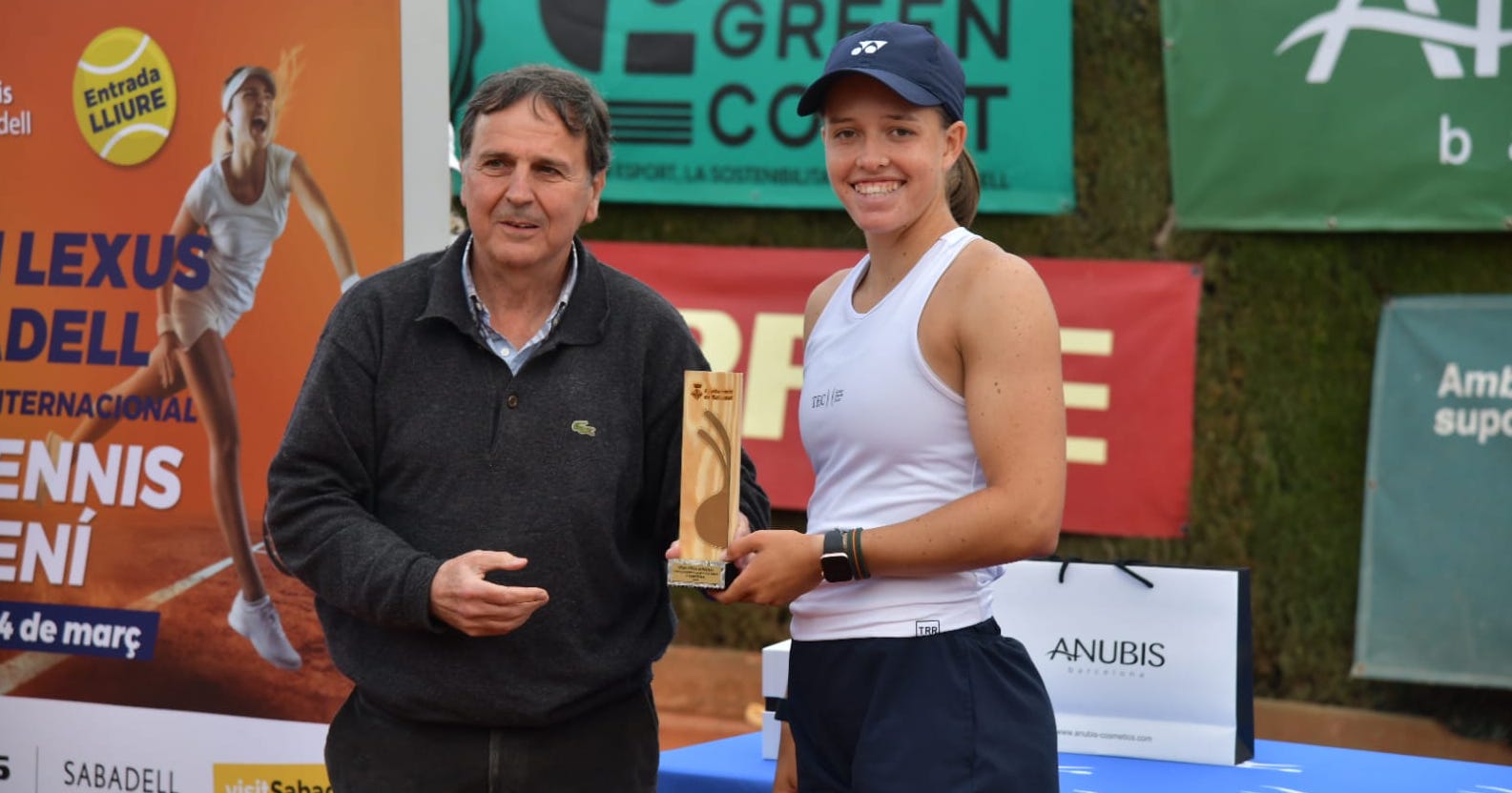 Kaitlin Quevedo, brillant guanyadora del primer Open Lexus internacional del C.T. Sabadell