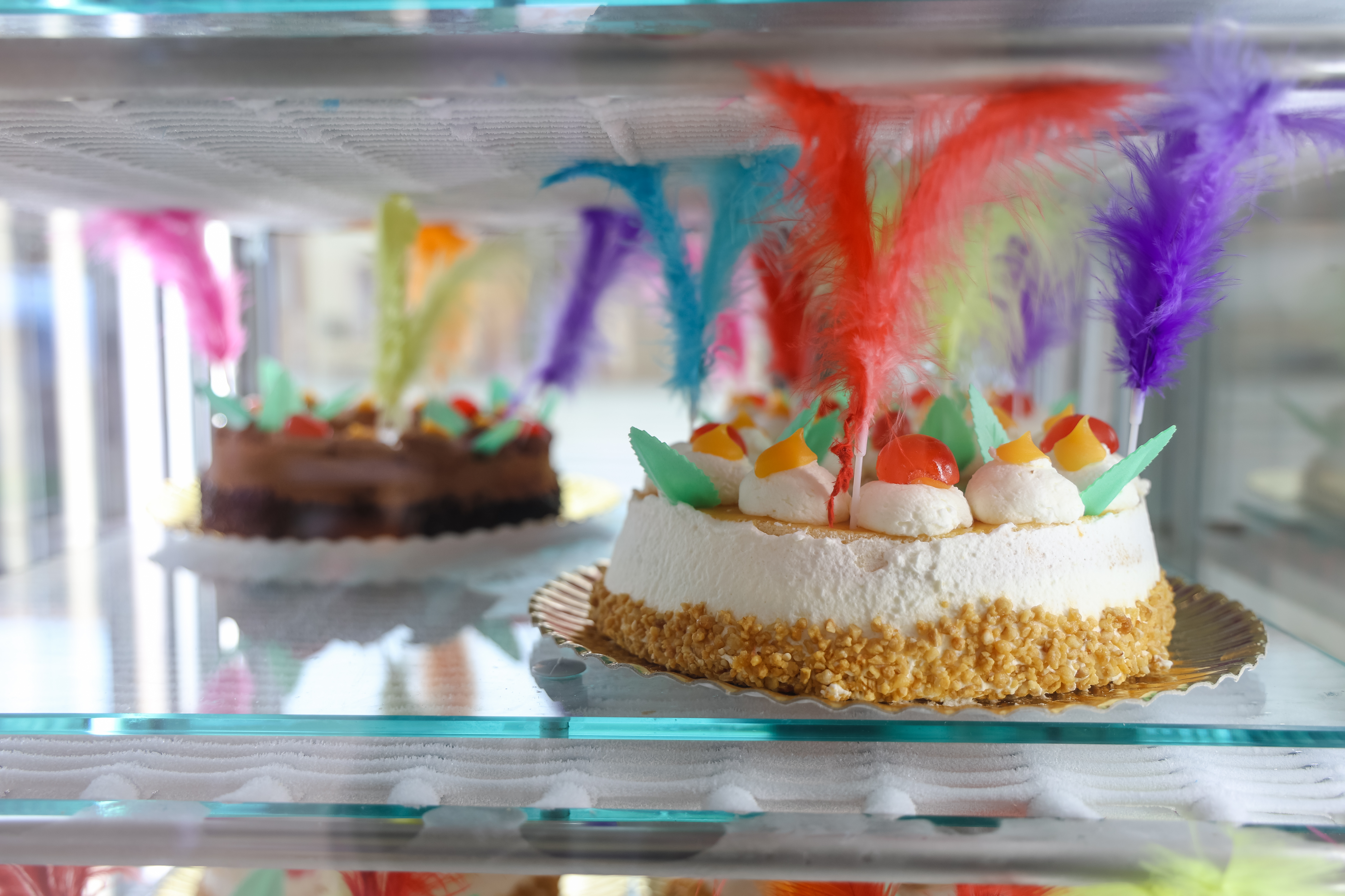 Els padrins es preparen per a la mona de Pasqua: 