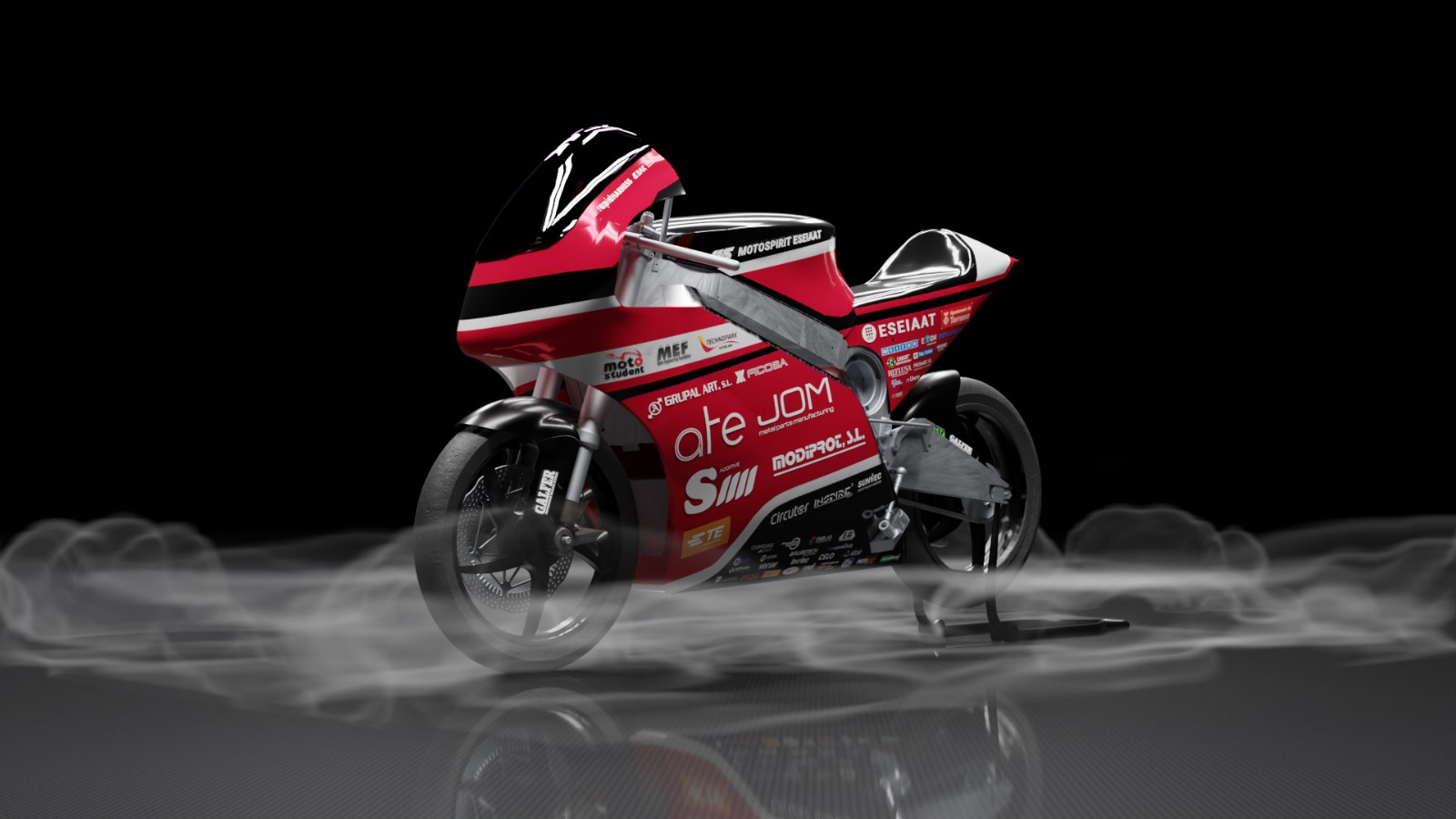 L’equip MotoSpirit de l'Eseiaat porta la seva moto elèctrica al circuit de MotorLand