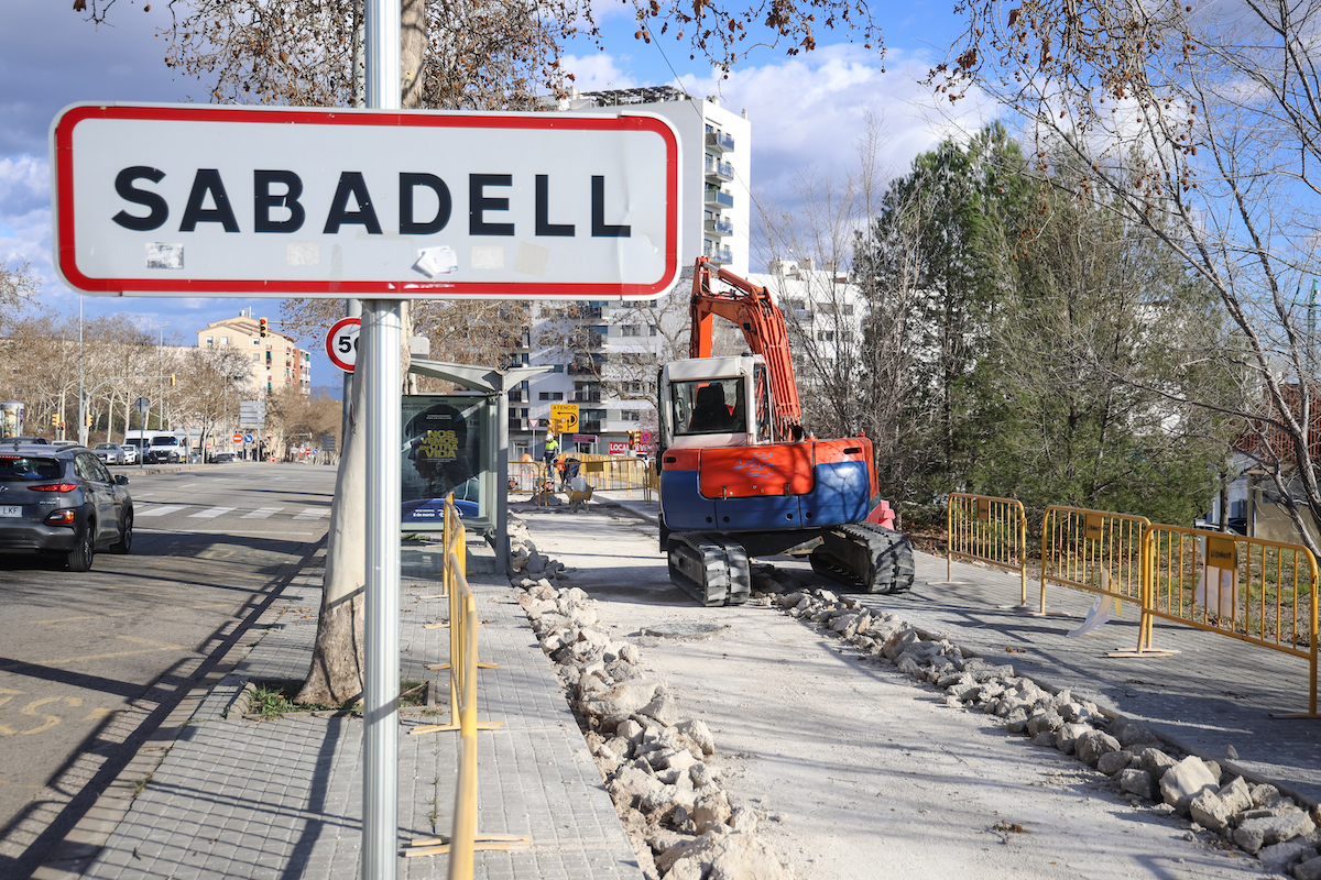 Comença la construcció del carril bici de Sabadell a Terrassa