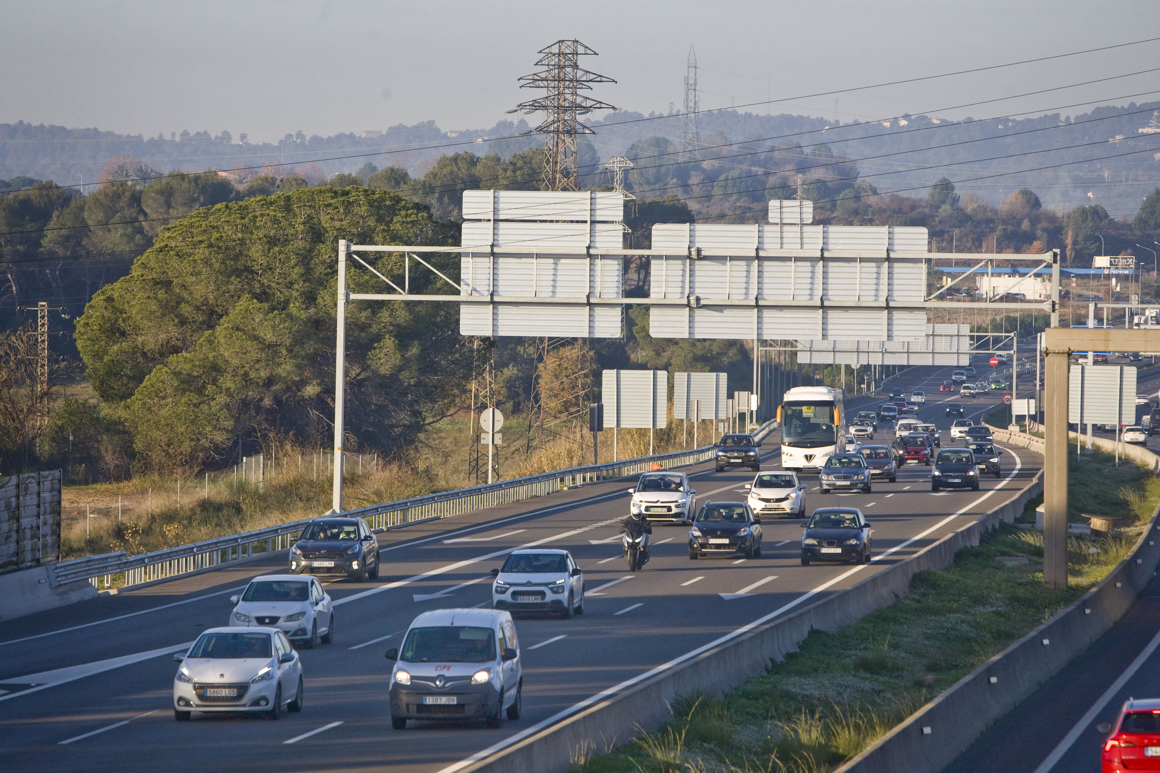 Les restriccions temporals a la circulació de Trànsit limiten els vehicles pesants