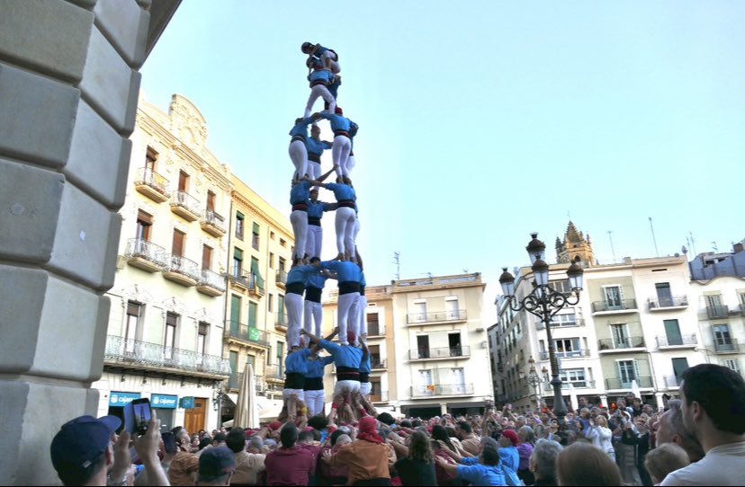 Els Castellers de Terrassa descarreguen el seu primer 4 de 8 de la temporada