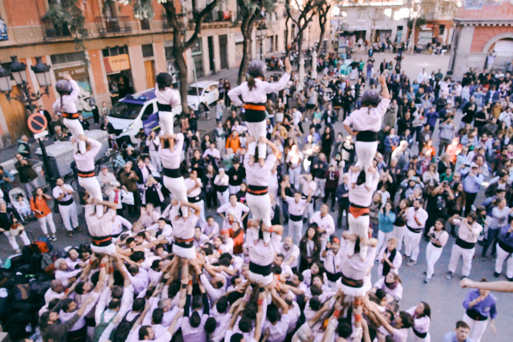 Els Minyons fan el 3 de 9 amb folre a Gràcia