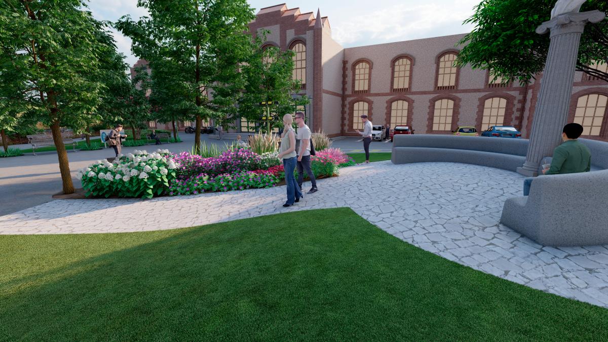 L’ESEIAAT reacondiciona els jardins de ‘l’Escola Industrial’