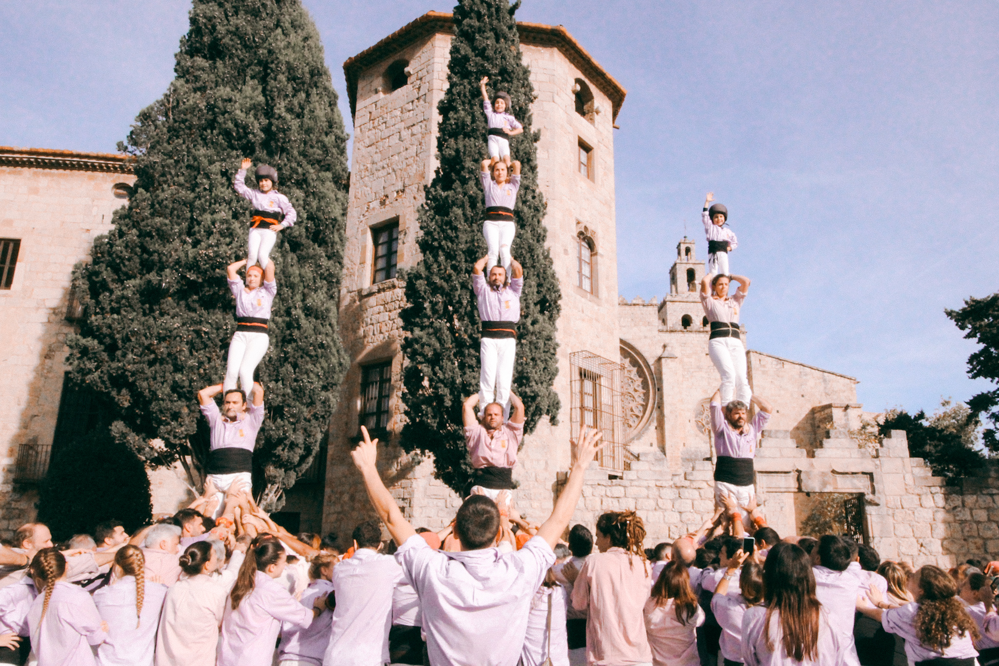 Els Minyons de Terrassa fan l'última actuació abans de la diada
