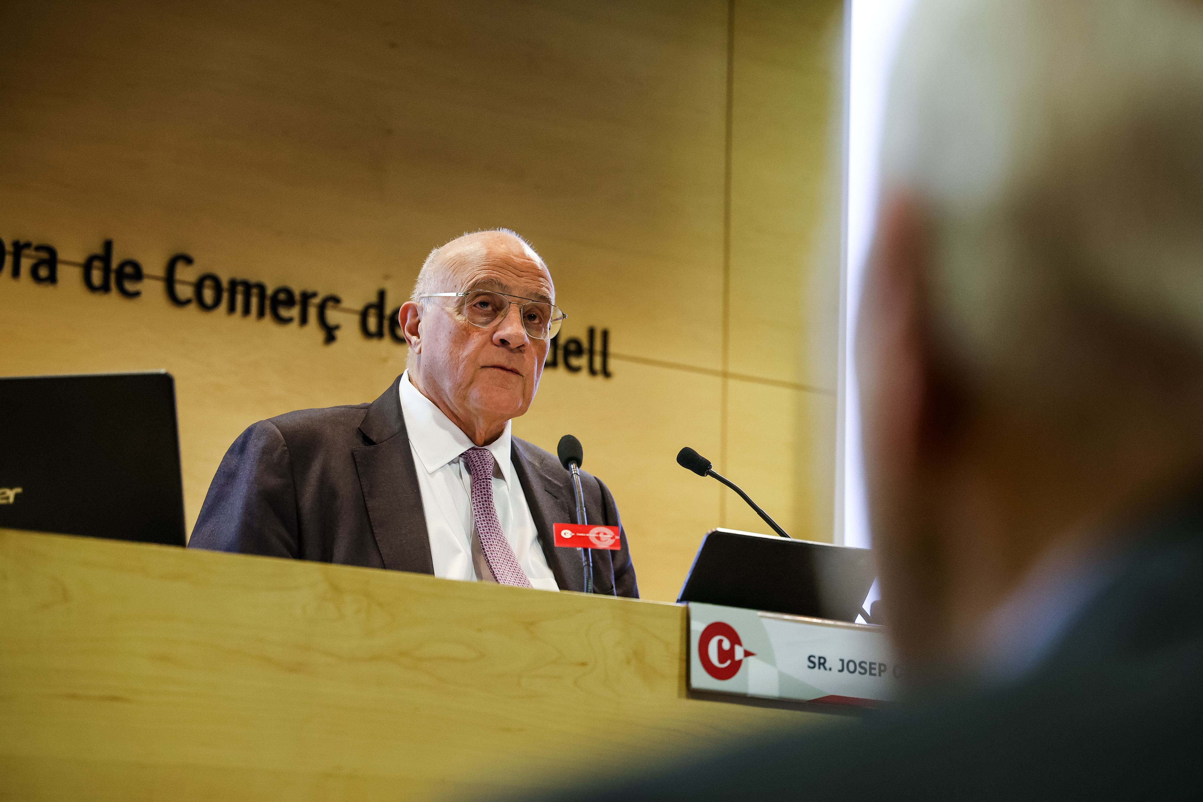 Josep Oliu, a la Cambra de Comerç el 14 de febrer