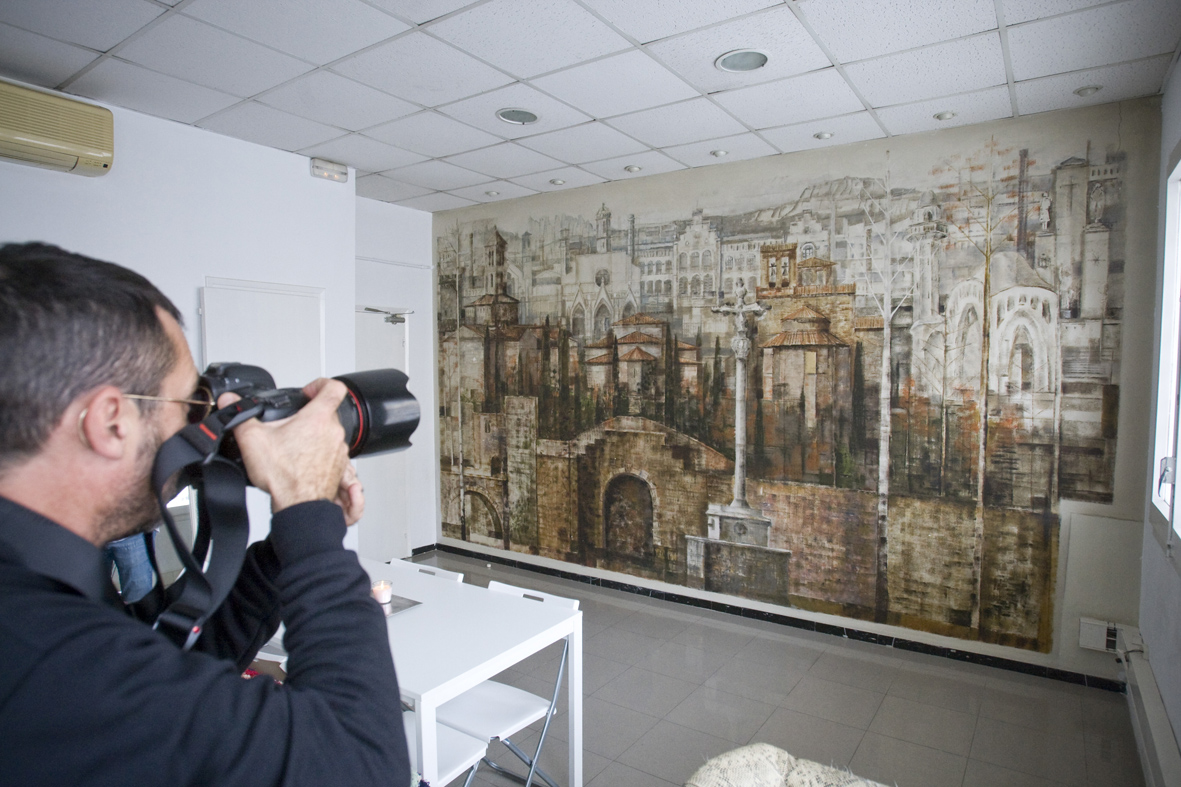 FOTOS | El mural inèdit del Suri a Terrassa