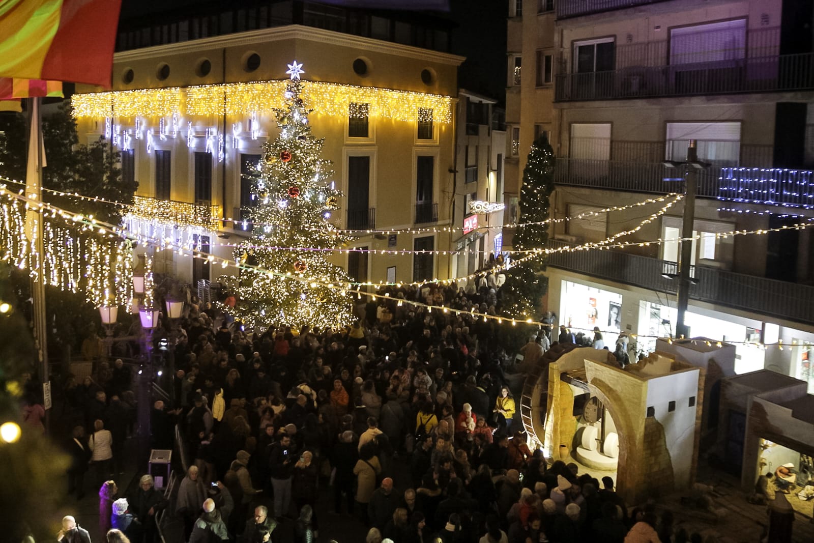 Terrassa s'il·lumina de Nadal