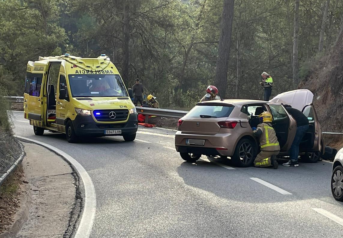 Accident greu de trànsit a Viladecavalls