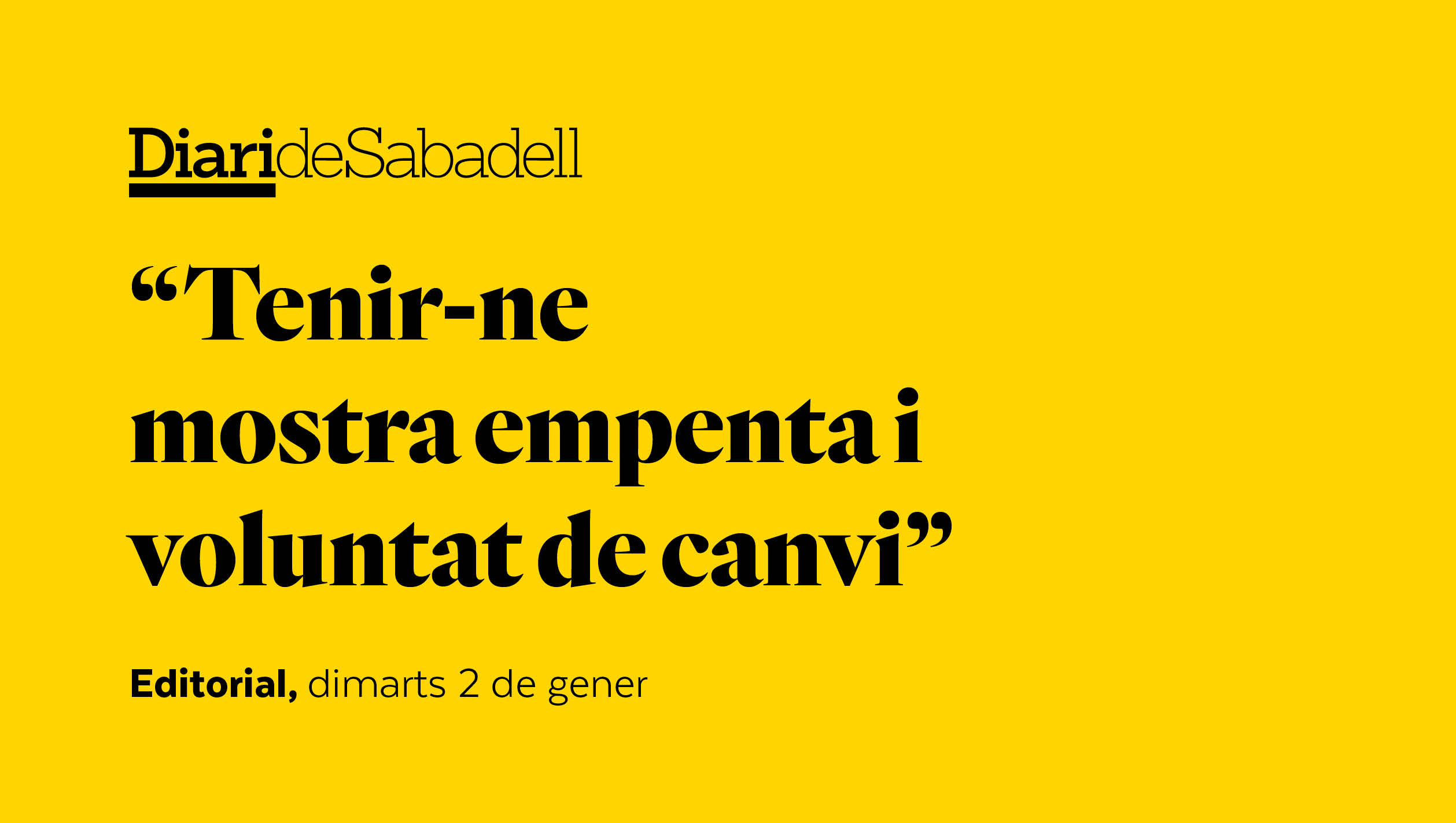 Propòsits per a l’any nou