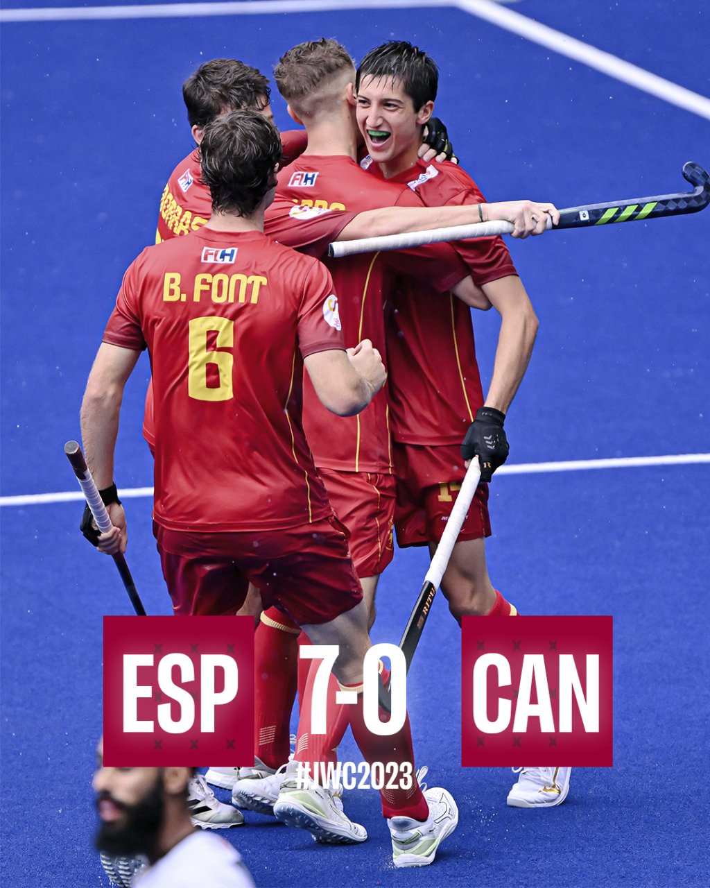 Espanya goleja per 7 a 0 el Canadà en l'estrena al Mundial sub-21 masculí