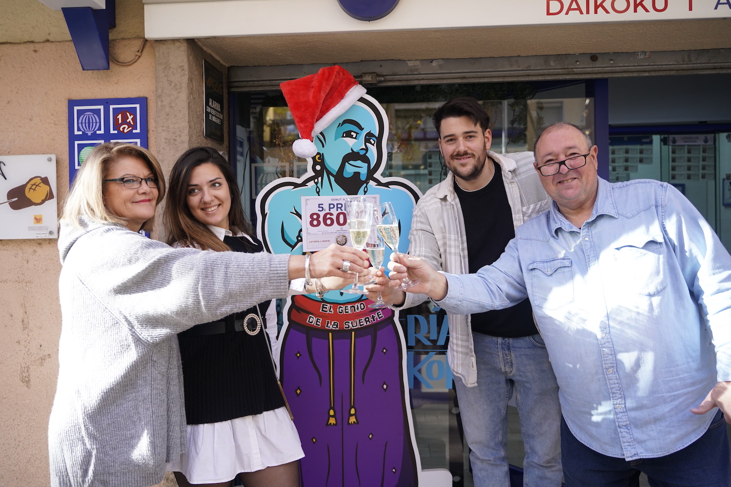 Sabadell s'enduu dos cinquens premis de la loteria de Nadal