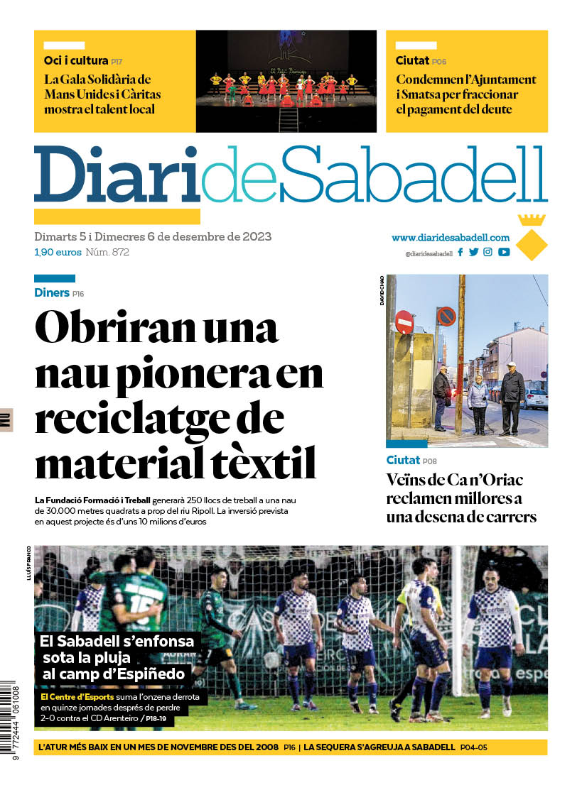 Repassa les notícies més destacades de les últimes hores a Sabadell