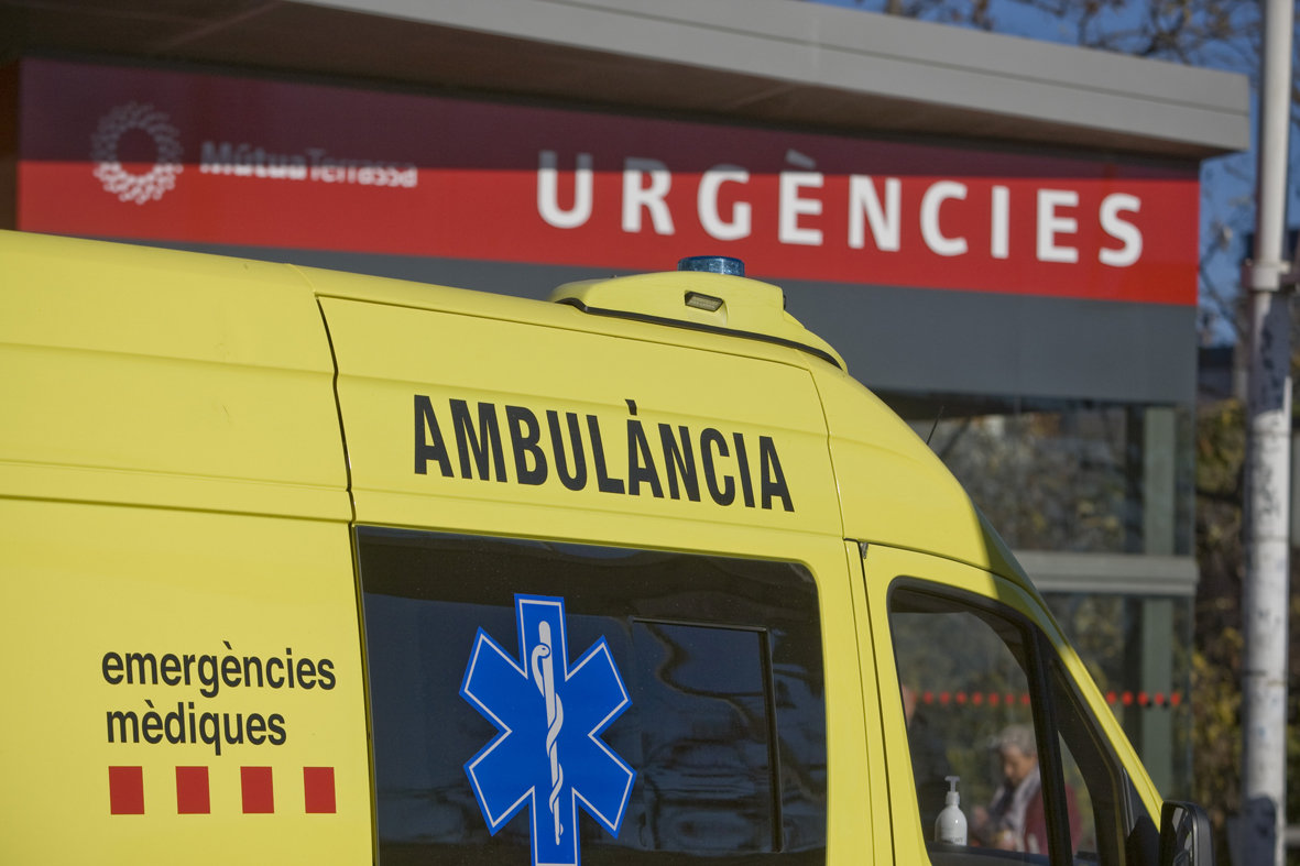 Rescatat inconscient després d'un accident a Terrassa