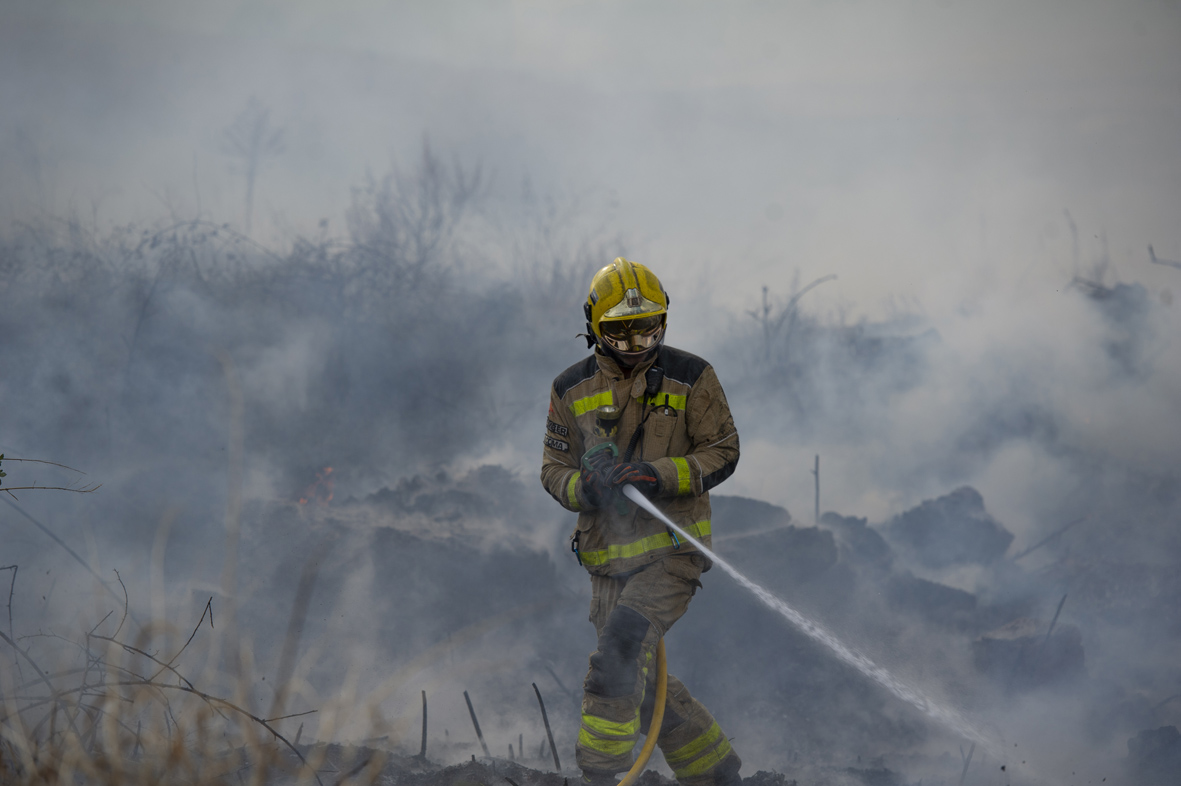 Crema una barraca d'hort a Terrassa