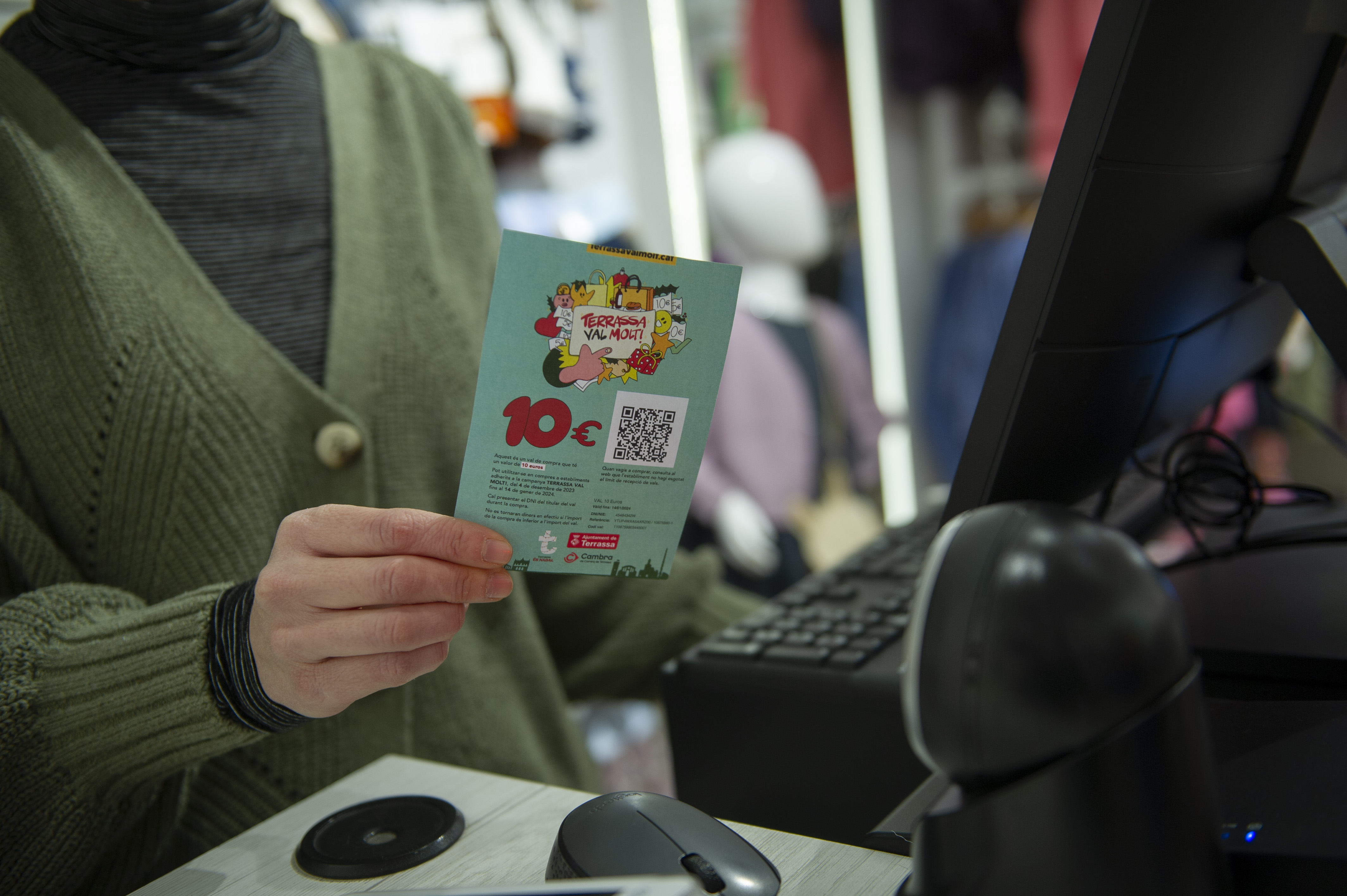 El 80% dels vals descompte del comerç de Terrassa ja s’han bescanviat