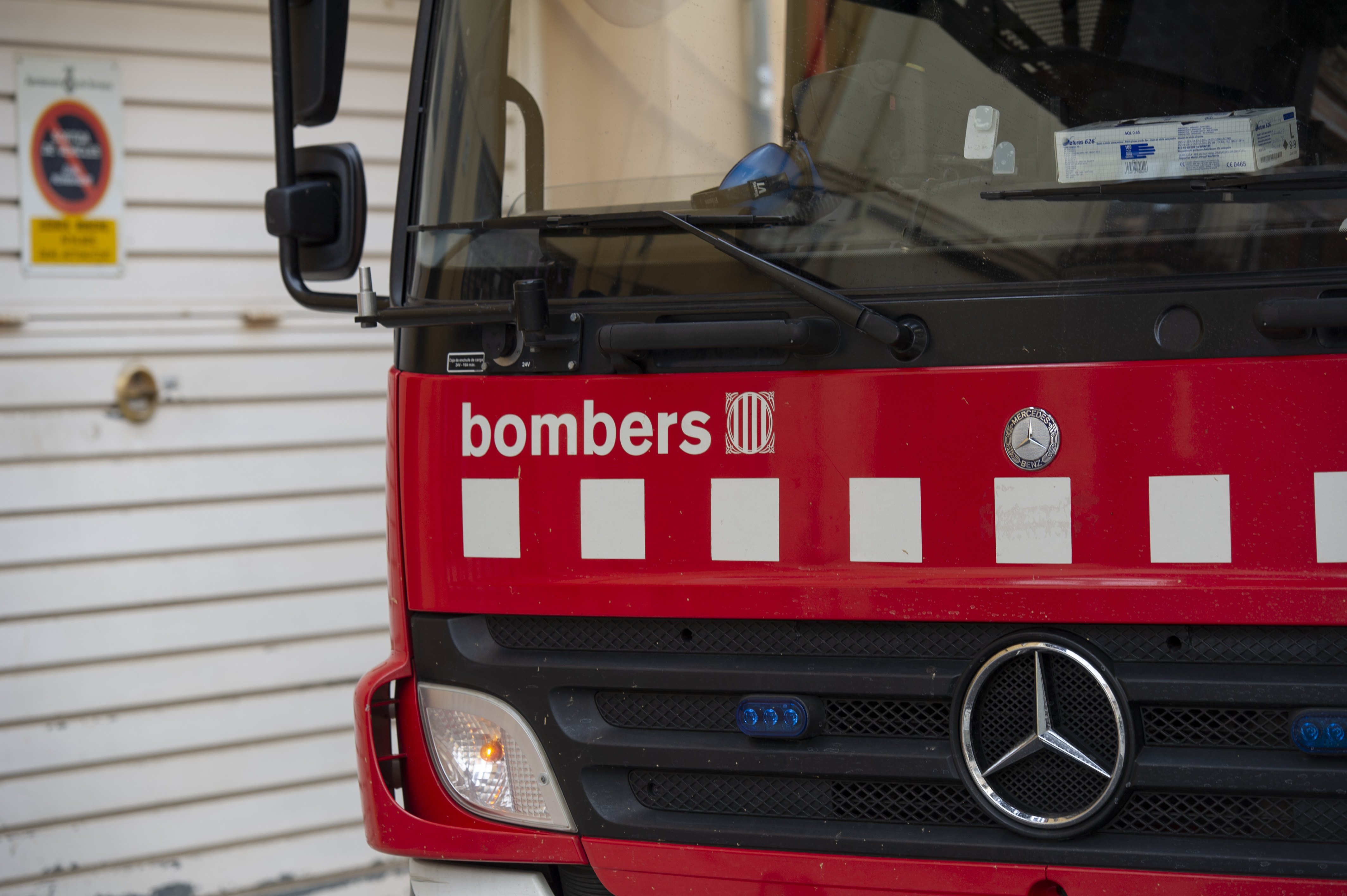 Alarma d'incendi pel vapor d'una caldera a Terrassa