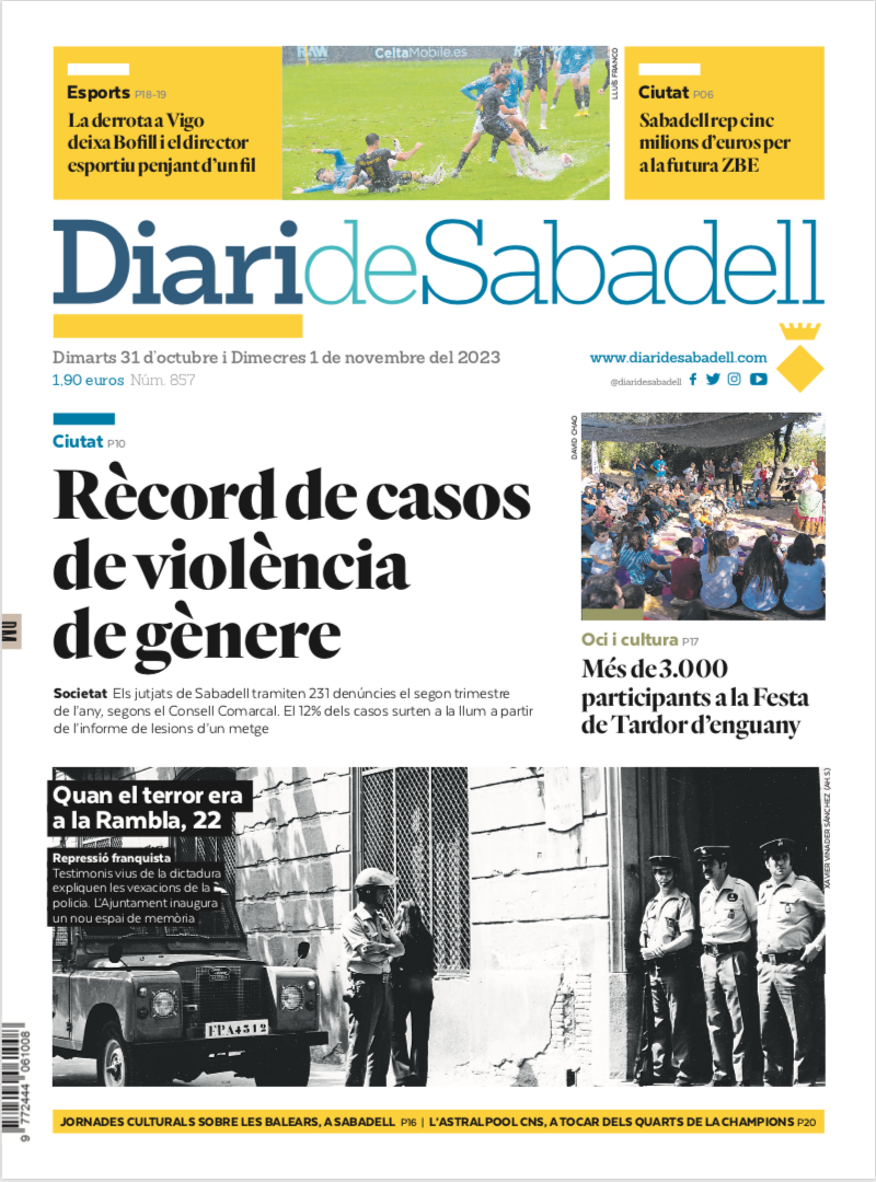 Llegeix les notícies més destacades de les úlitmes hores a Sabadell