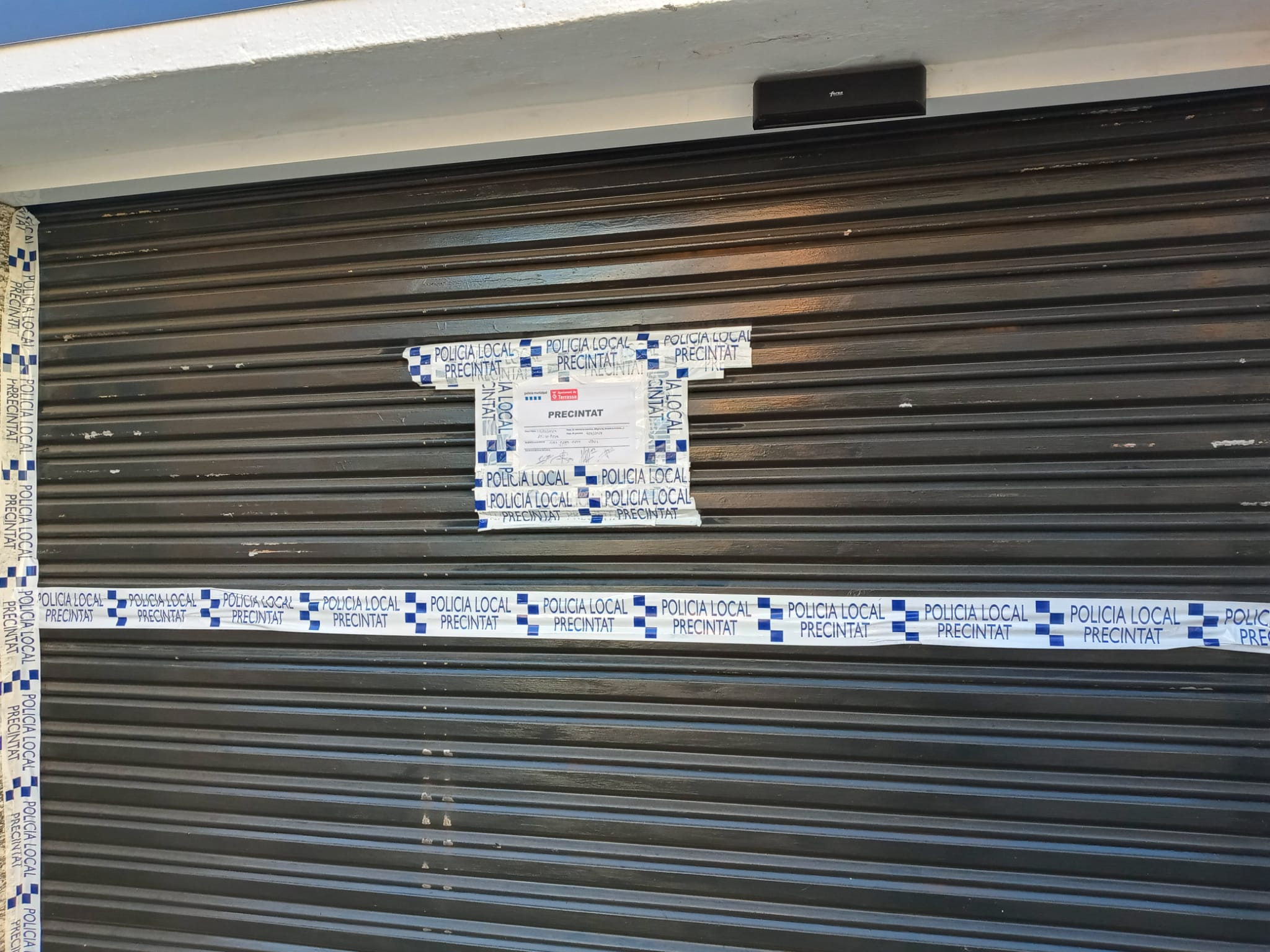 Precintat un bar de Terrassa després d'una batuda antidroga