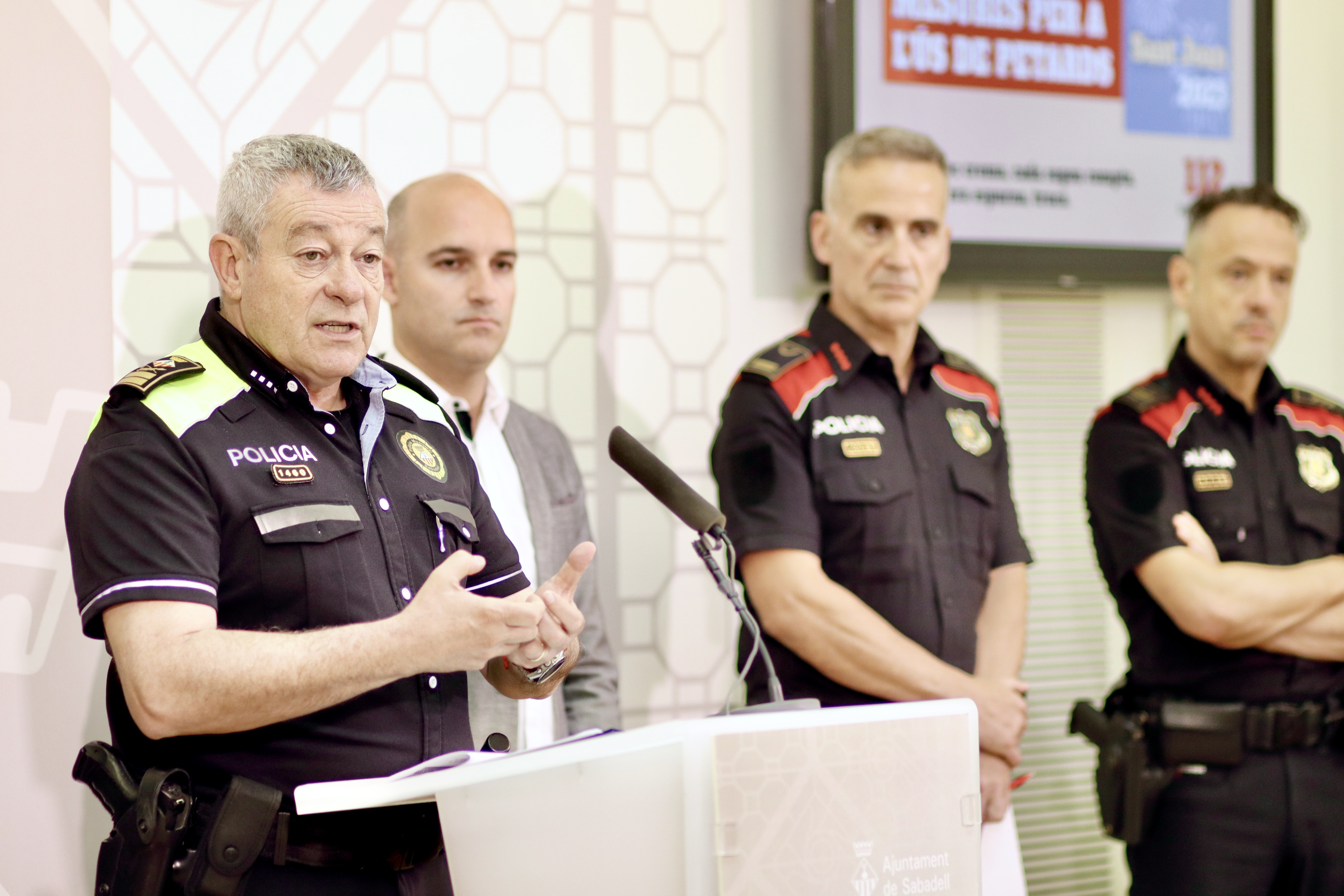 Relleu a la Policia Municipal: l'intendent major Joan Antoni Quesada deixa de ser el cap del cos