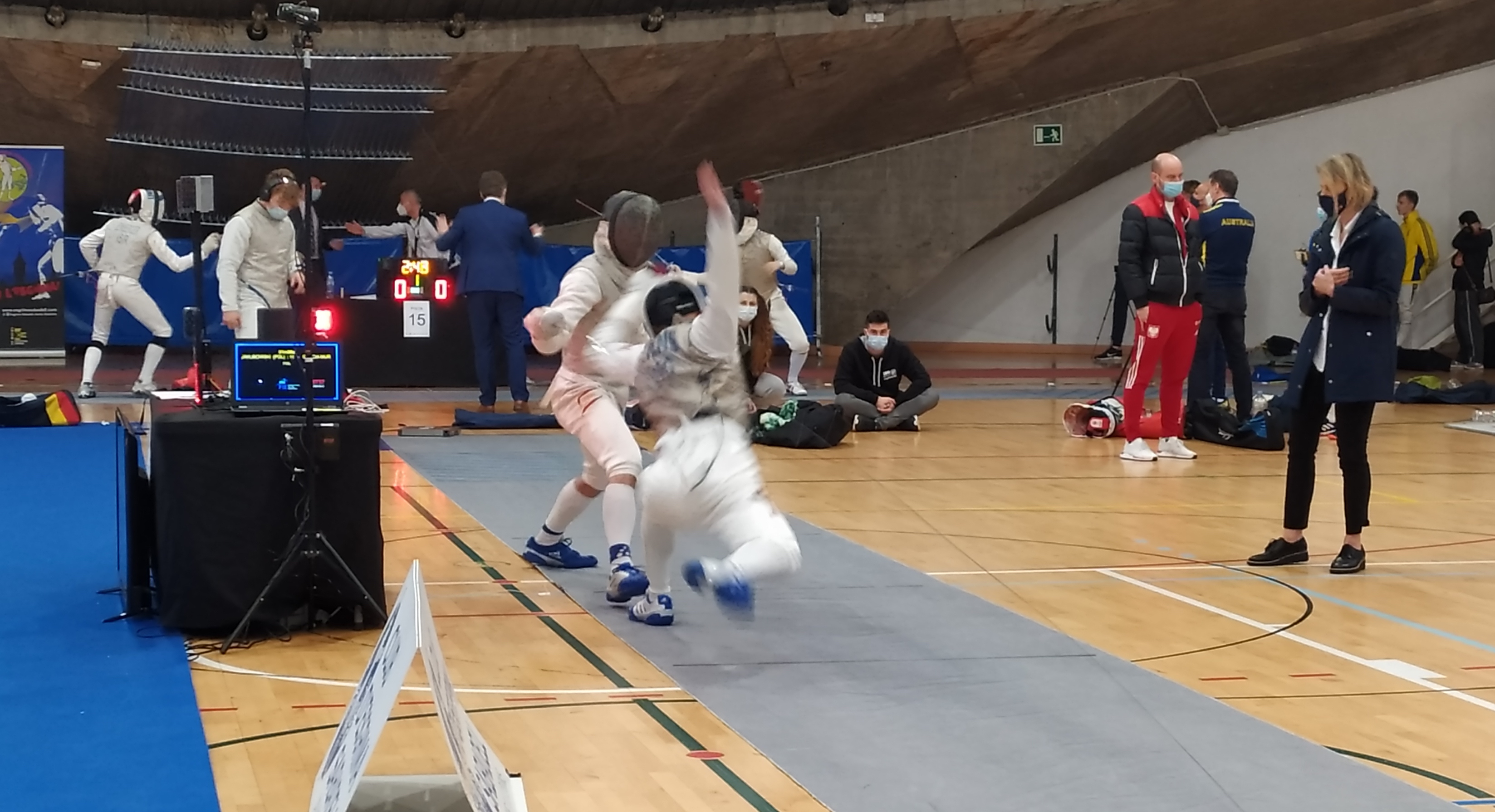 Un total de 37 països competeixen al Trofeu Internacional d'esgrima a Sabadell