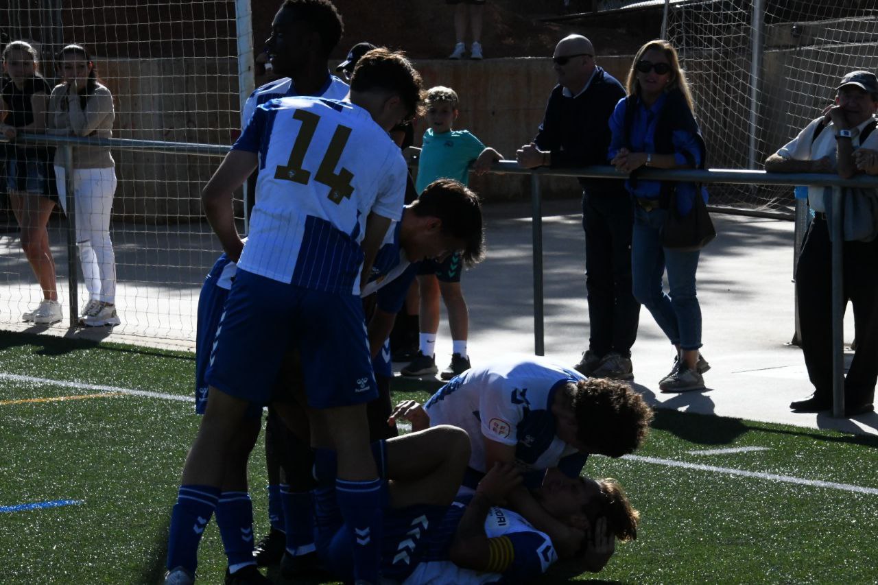 Épica victòria del juvenil 'A' del CE Sabadell a Olímpia