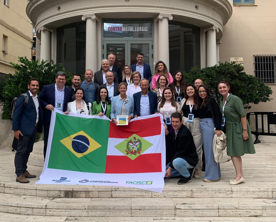 Dues patronals del Brasil visiten el Centre Metal·lúrgic i el CIESC