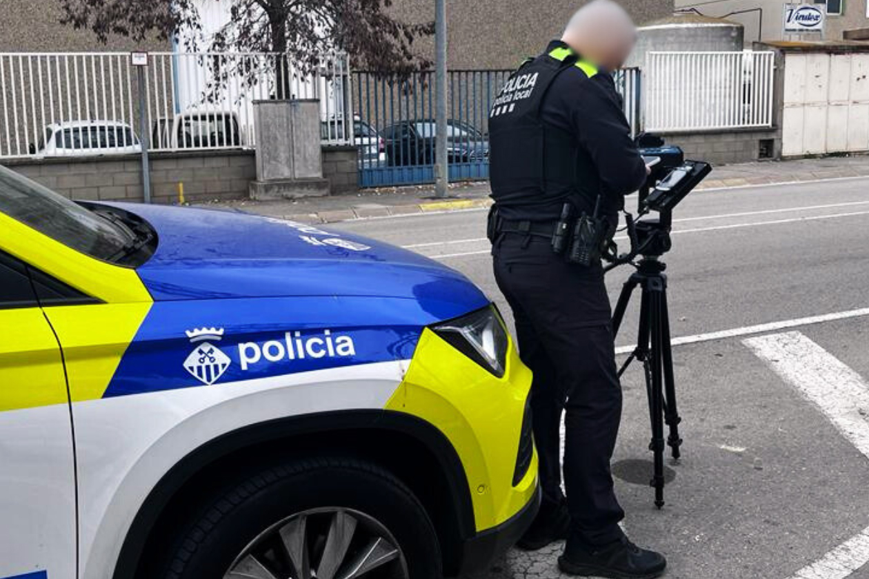 La policia posa 679 multes per excés de velocitat el gener a Rubí