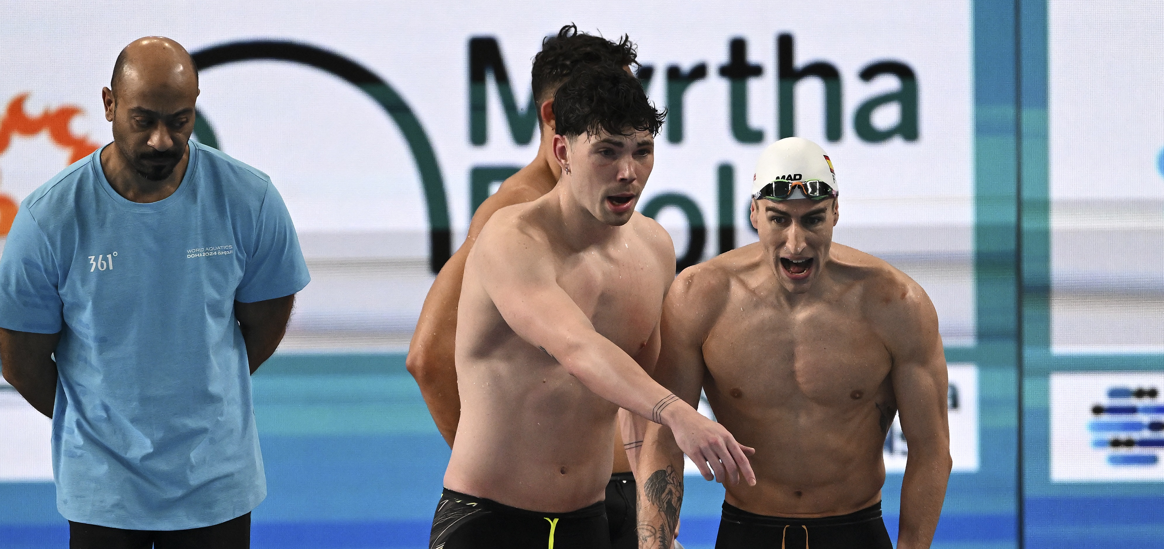 César Castro es classifica per a la final del Mundial de 4x200 lliure i bat el rècord d'Espanya